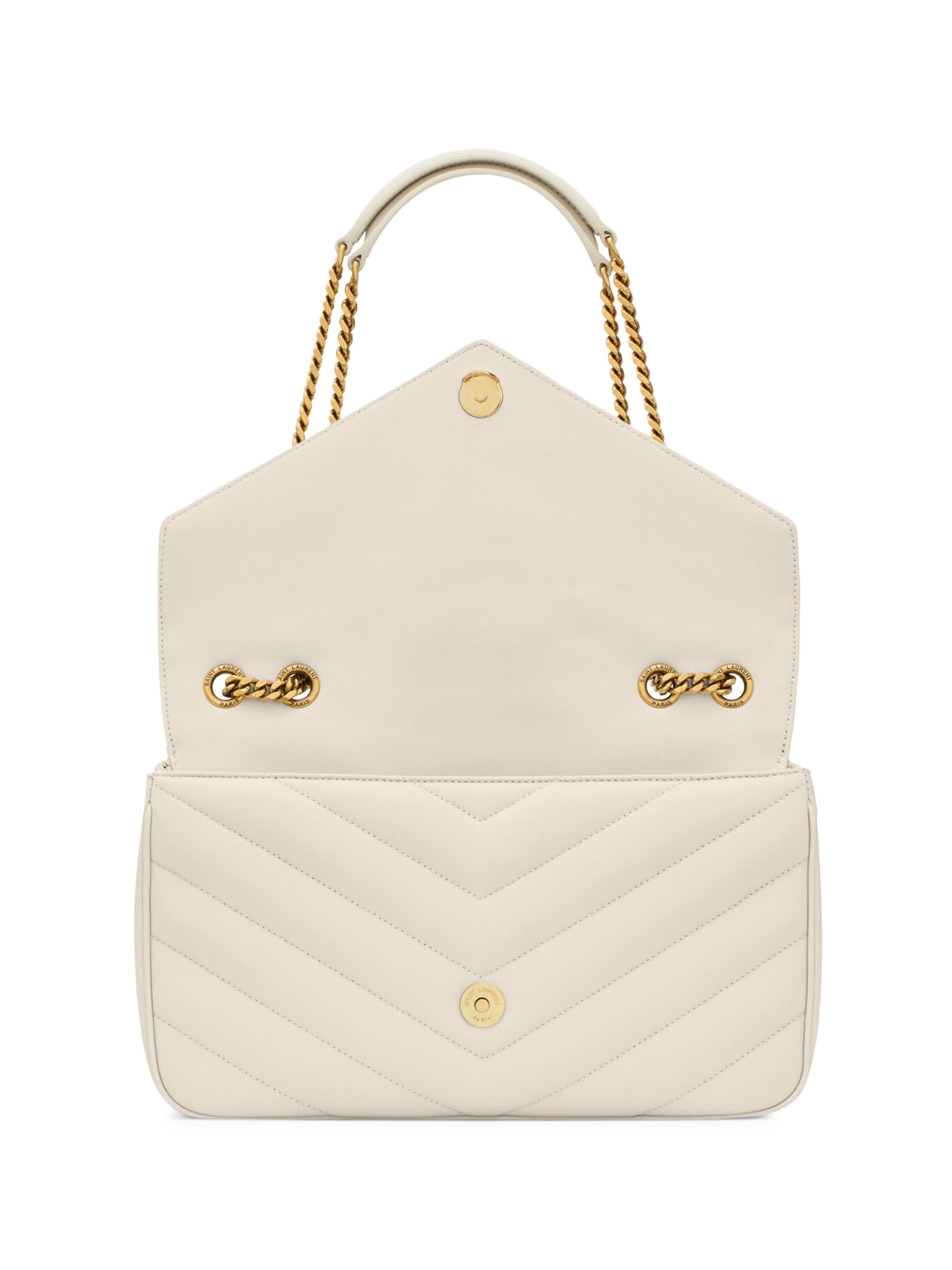 Loulou Medium Shoulder Bag in Lambskin Leather