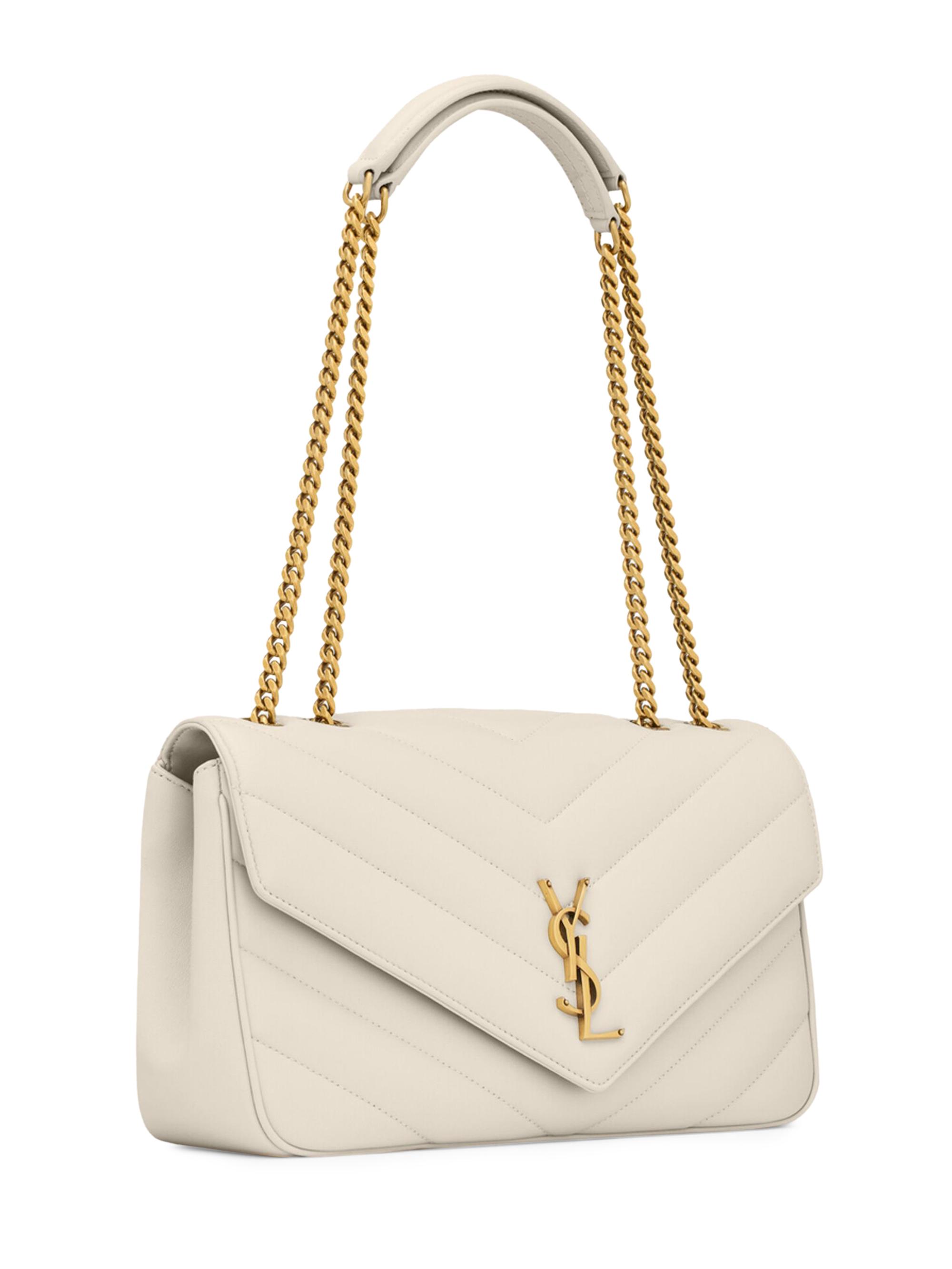 Loulou Medium Shoulder Bag in Lambskin Leather