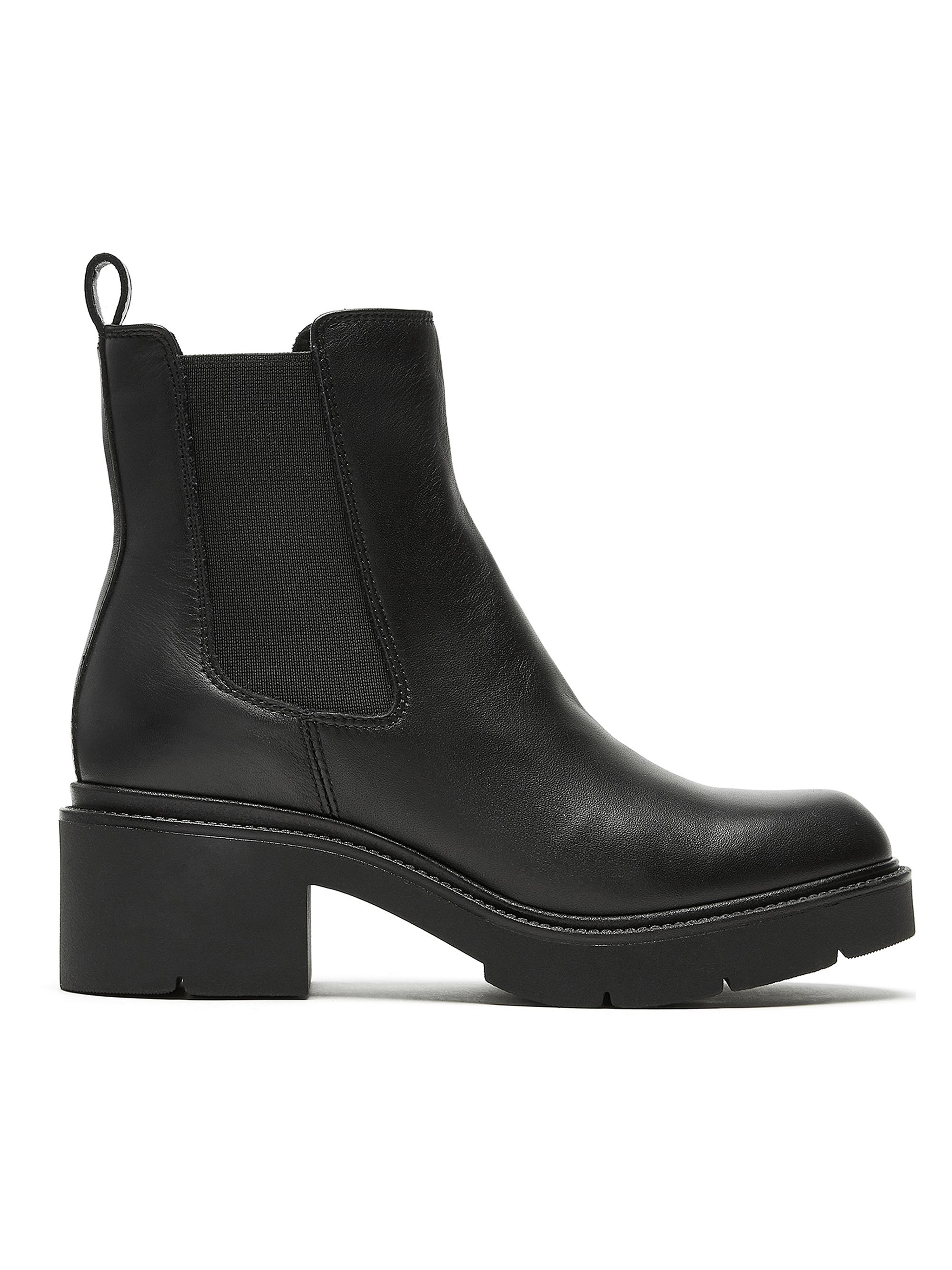 La Canadienne Women's Axton Leather Chelsea Boots - Black Leather