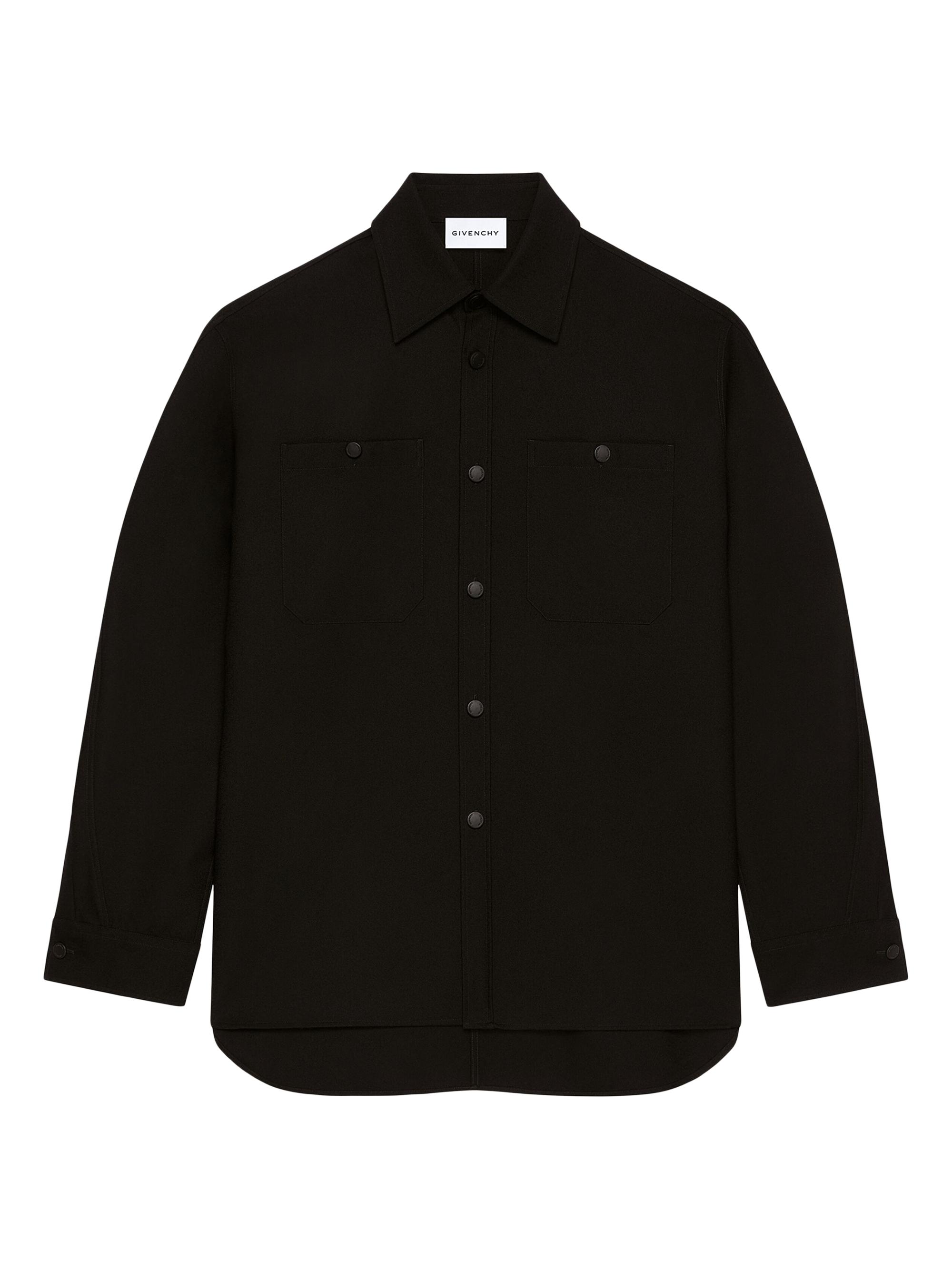 Givenchy Men's Overshirt in Flannel - Black