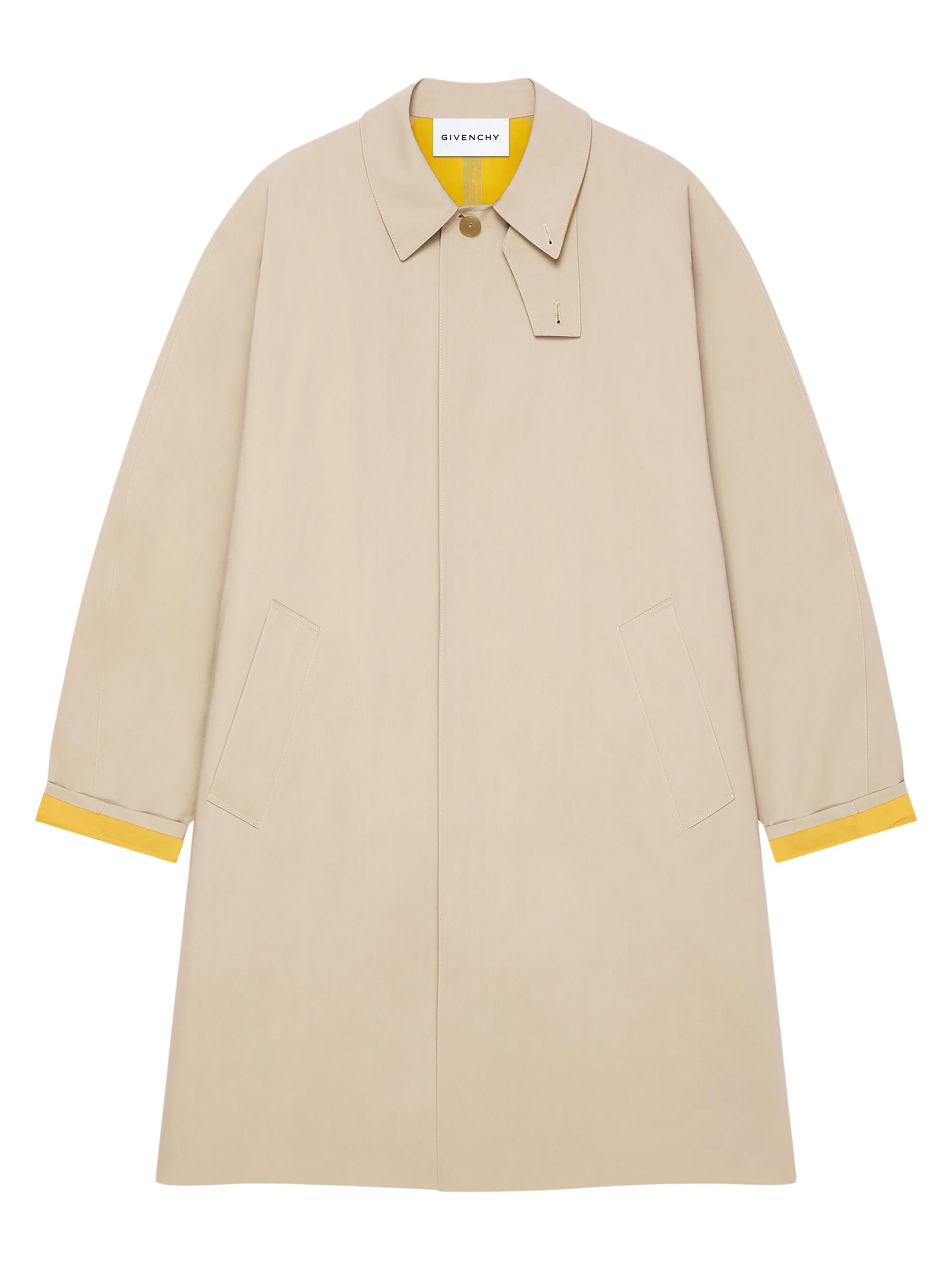 Givenchy Men's Bicolor Trench-Coat in Cotton - Beige Pink