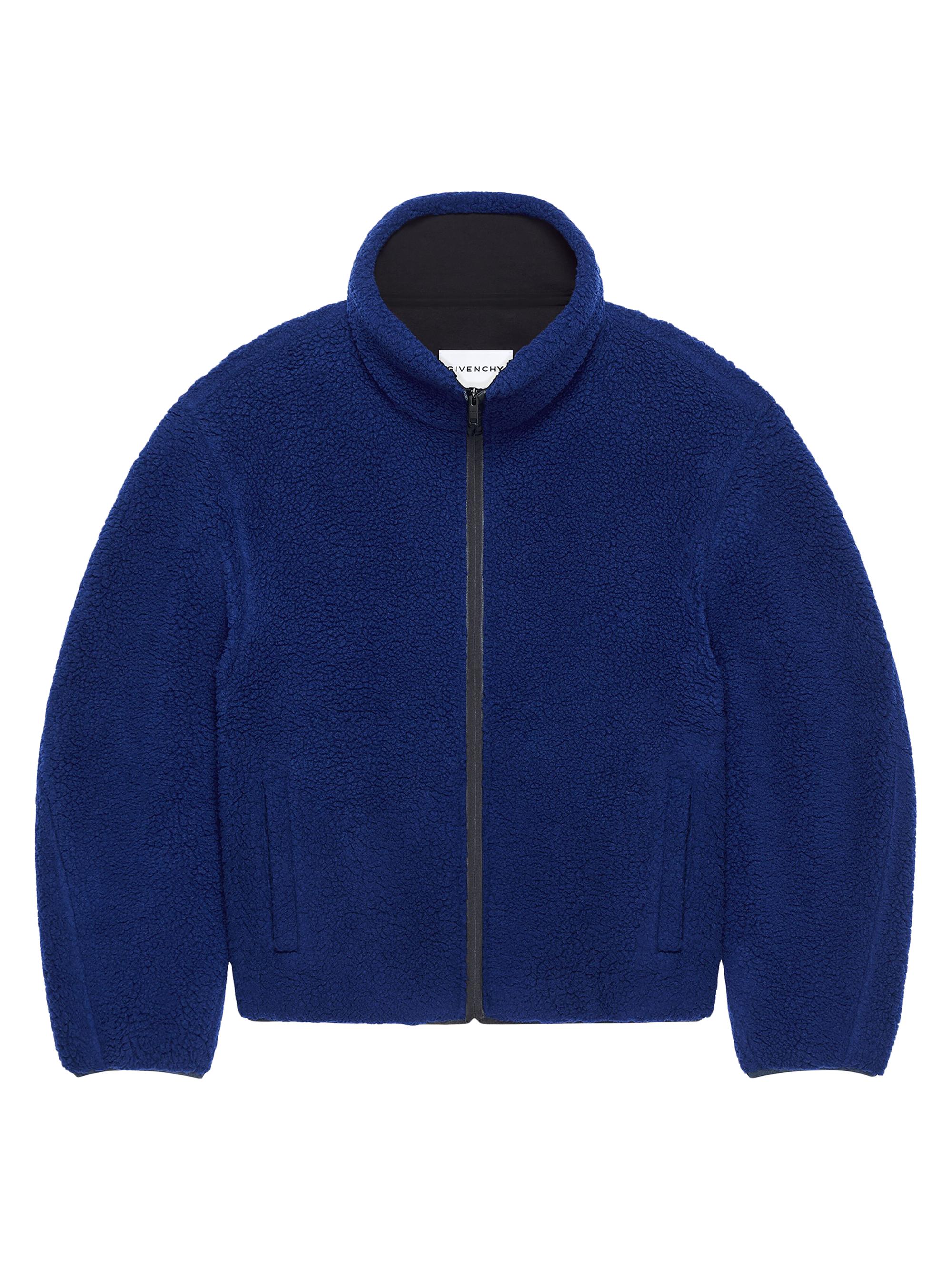 Givenchy Men's Paris Jacket in Fleece - Bright Blue