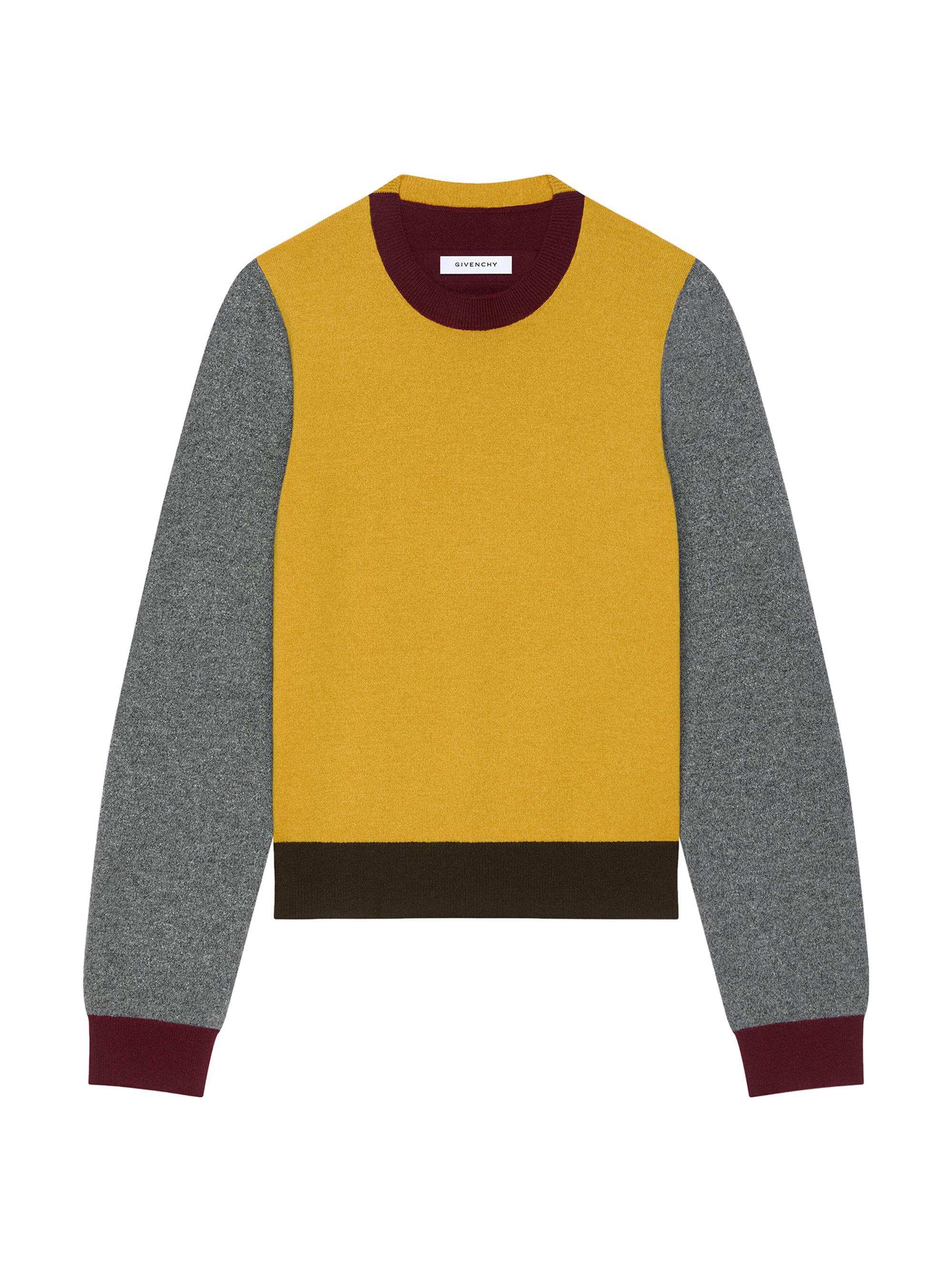 Givenchy Men's Color Block Sweater in Wool - Multicolored