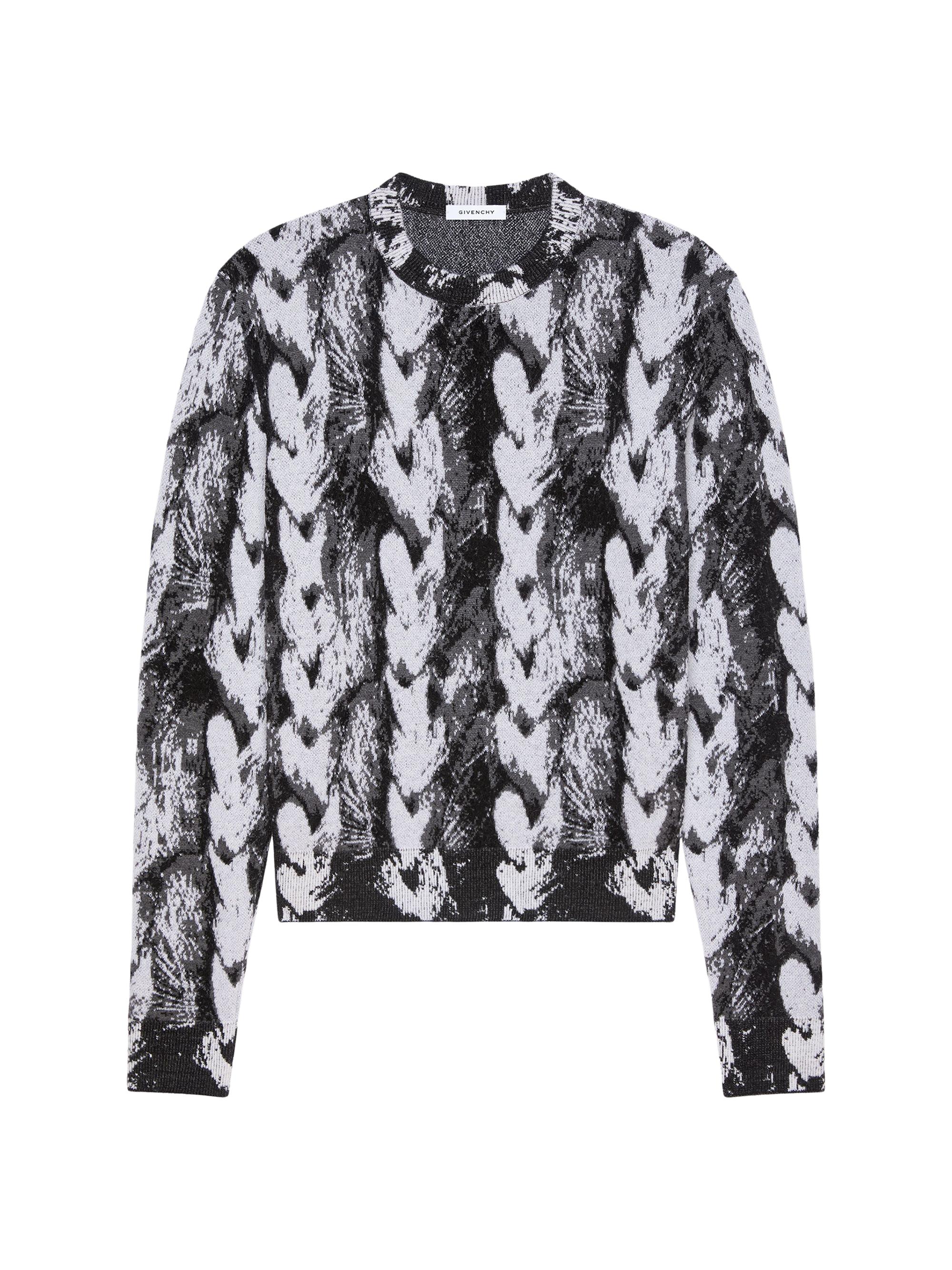Givenchy Men's Sweater in Hair Jacquard - Multicolored