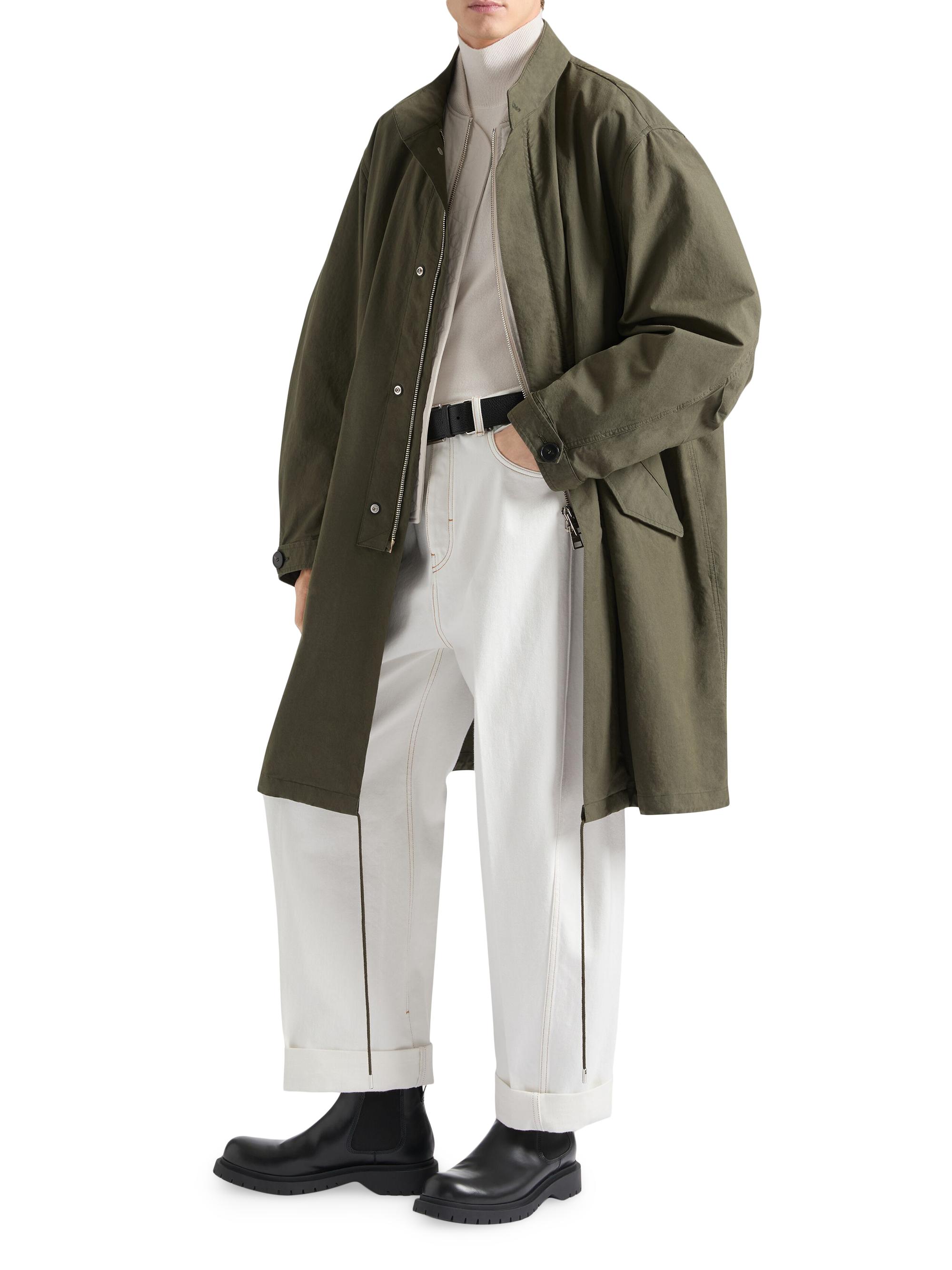 Givenchy Parka in Cotton with Stamp Print | Saks Fifth Avenue