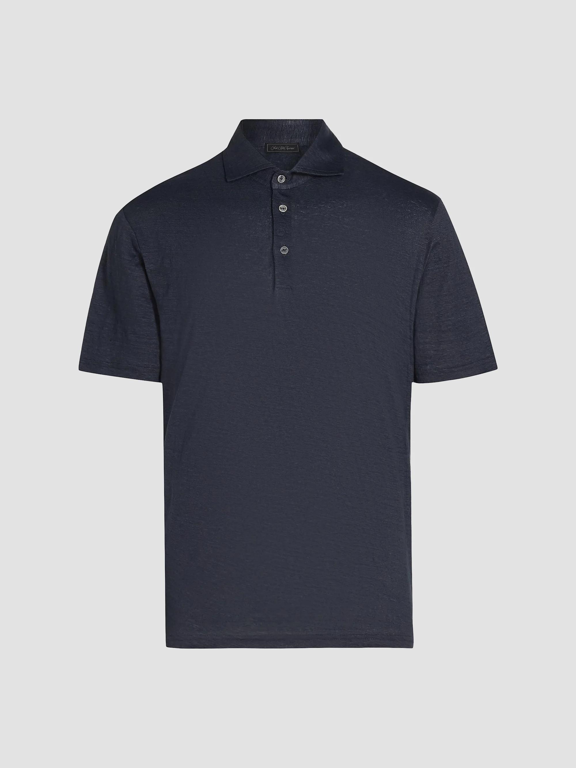 Saks Fifth Avenue COLLECTION Wool-Blend Jersey Polo Shirt | Saks 