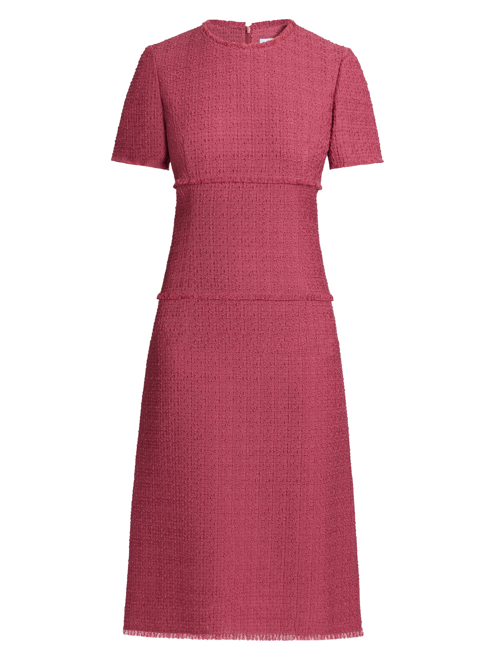 Santorelli Cotton-Blend Tweed A-Line Shift Midi-Dress | Saks Fifth