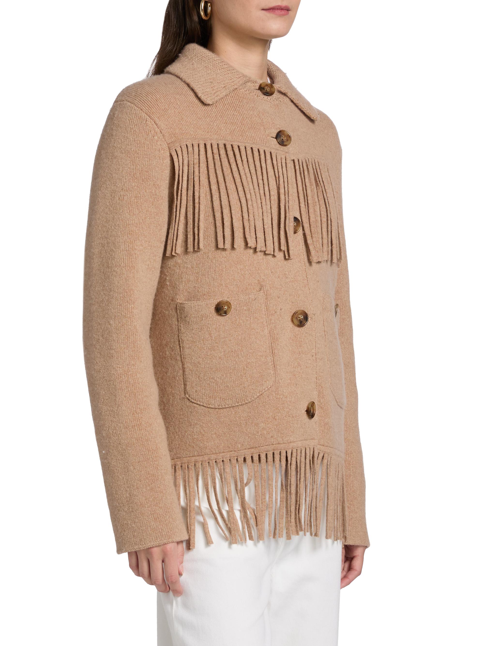 Guest in Residence Western Fringe Wool-Cashmere Jacket | Saks