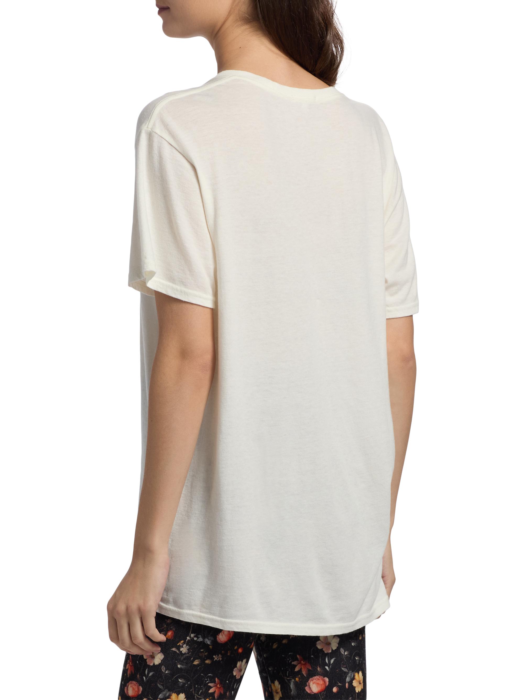R13 You're Weird Cotton-Cashmere Boyfriend T-Shirt | Saks Fifth Avenue