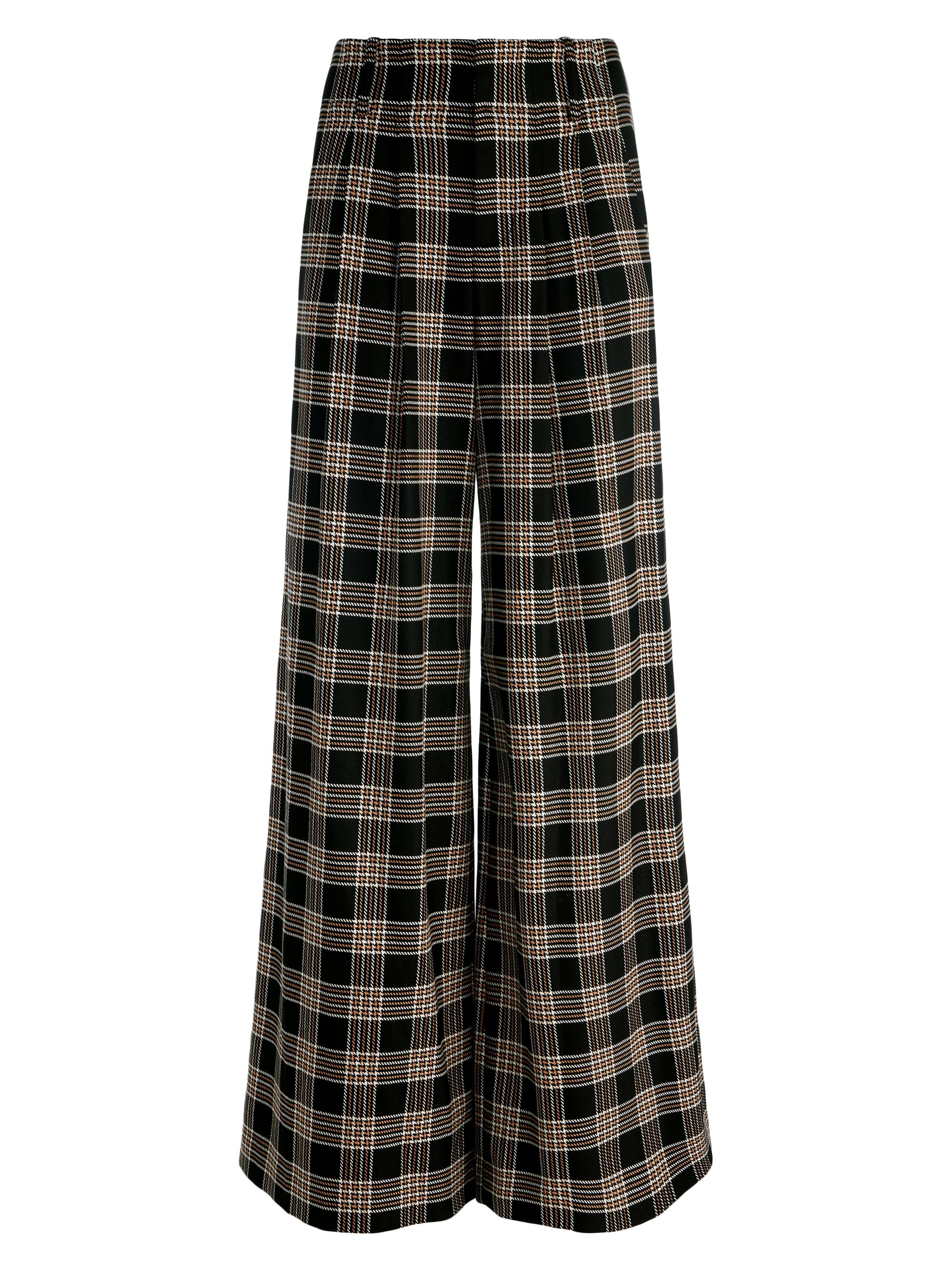 Alice + Olivia Eloise Plaid Wide-Leg Pants | Saks Fifth Avenue