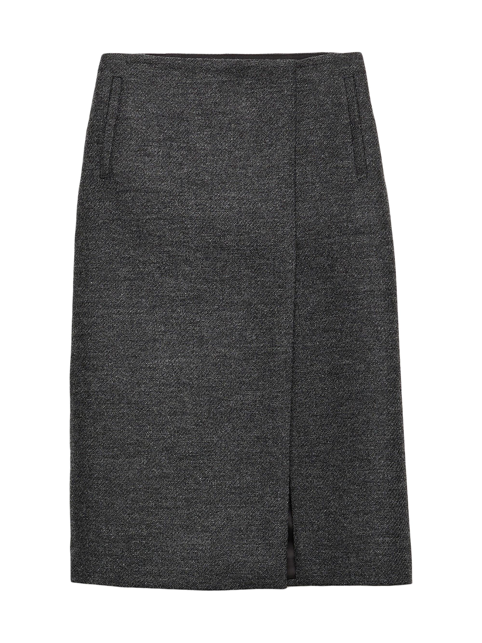 Prada Women's Rush Stitch Skirt - Grey