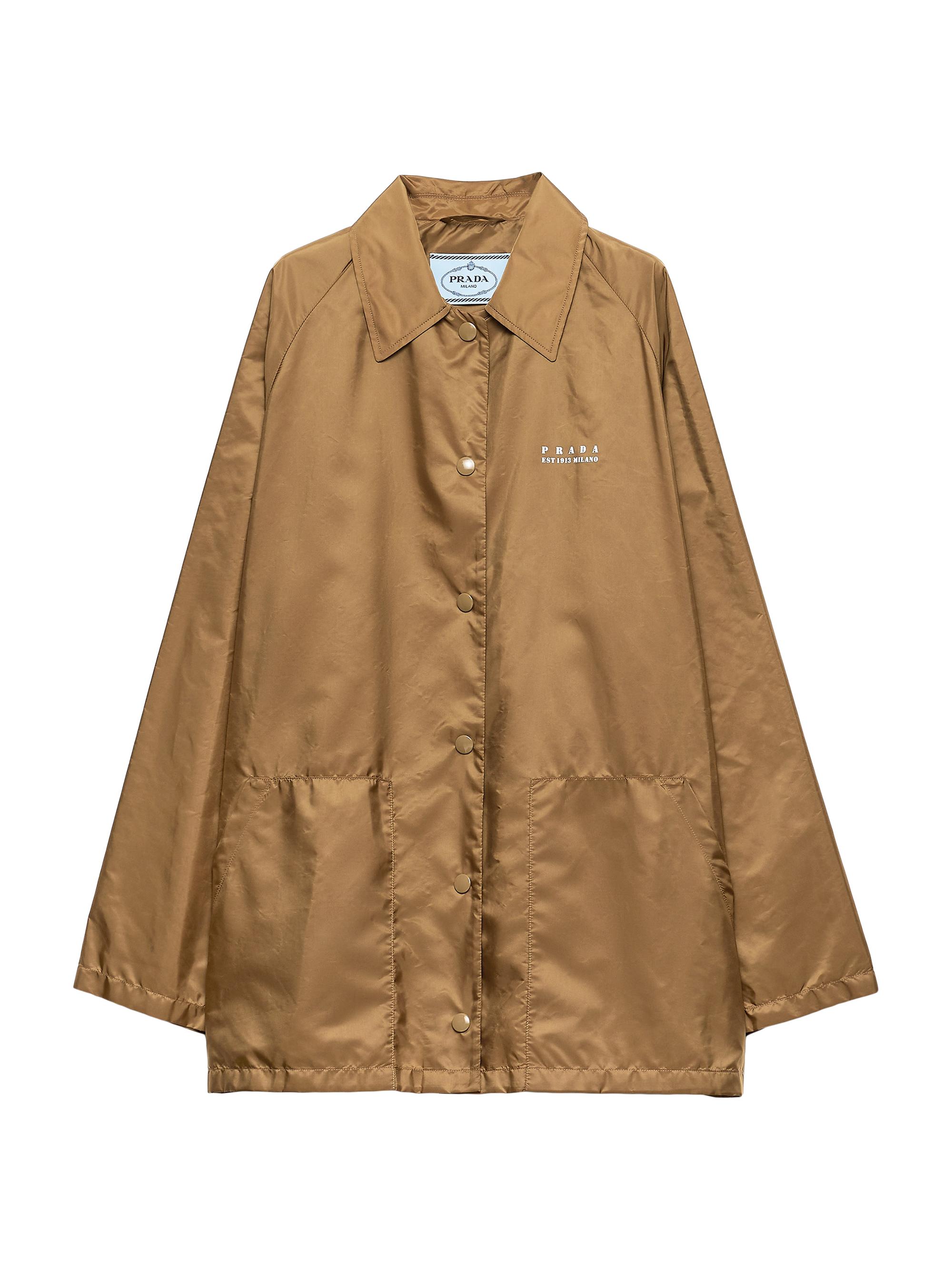 Prada Women's Lightweight Re-Nylon Blouson Jacket - Brown