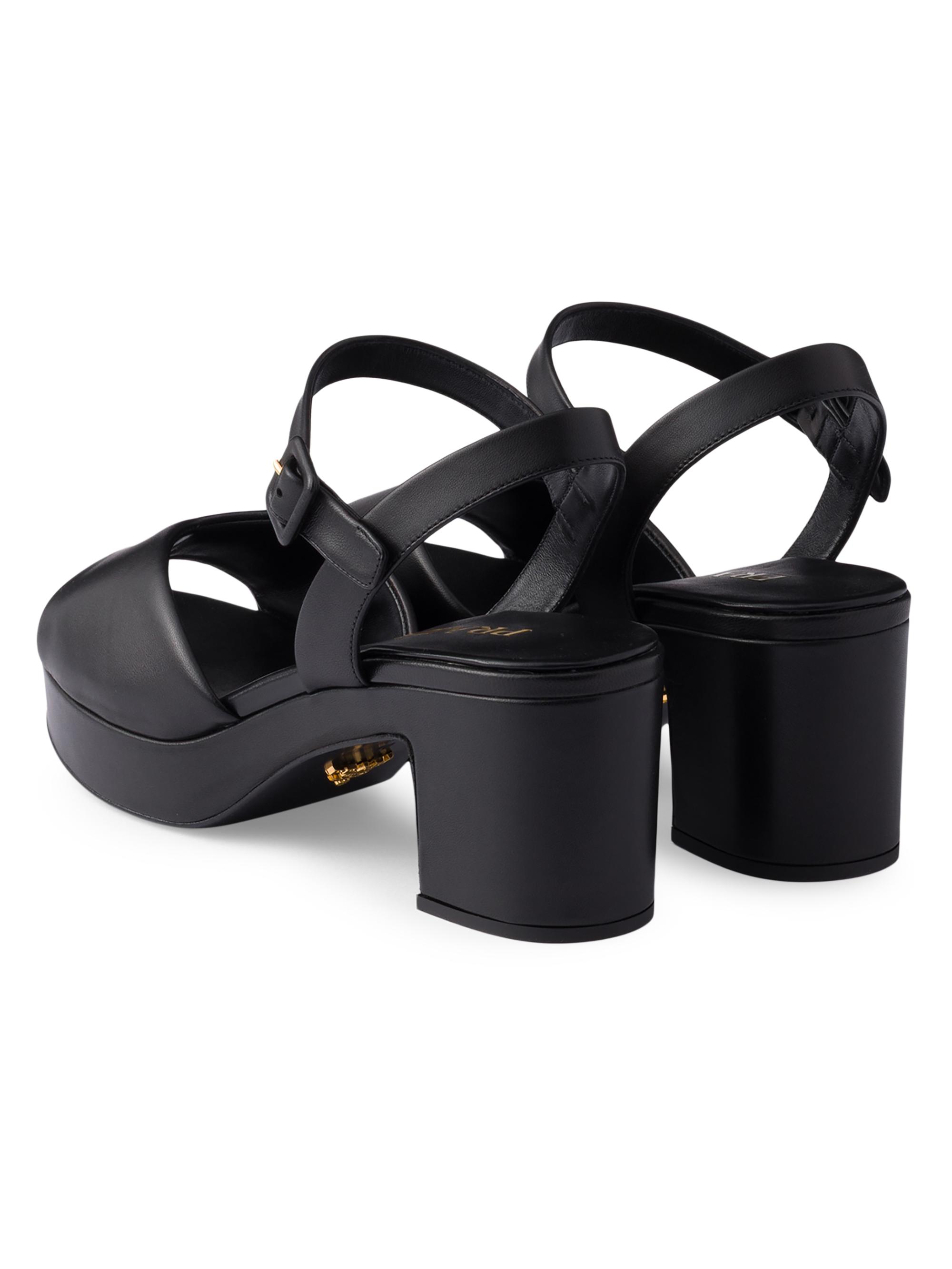 Prada Nappa Leather Sandals | Saks Fifth Avenue