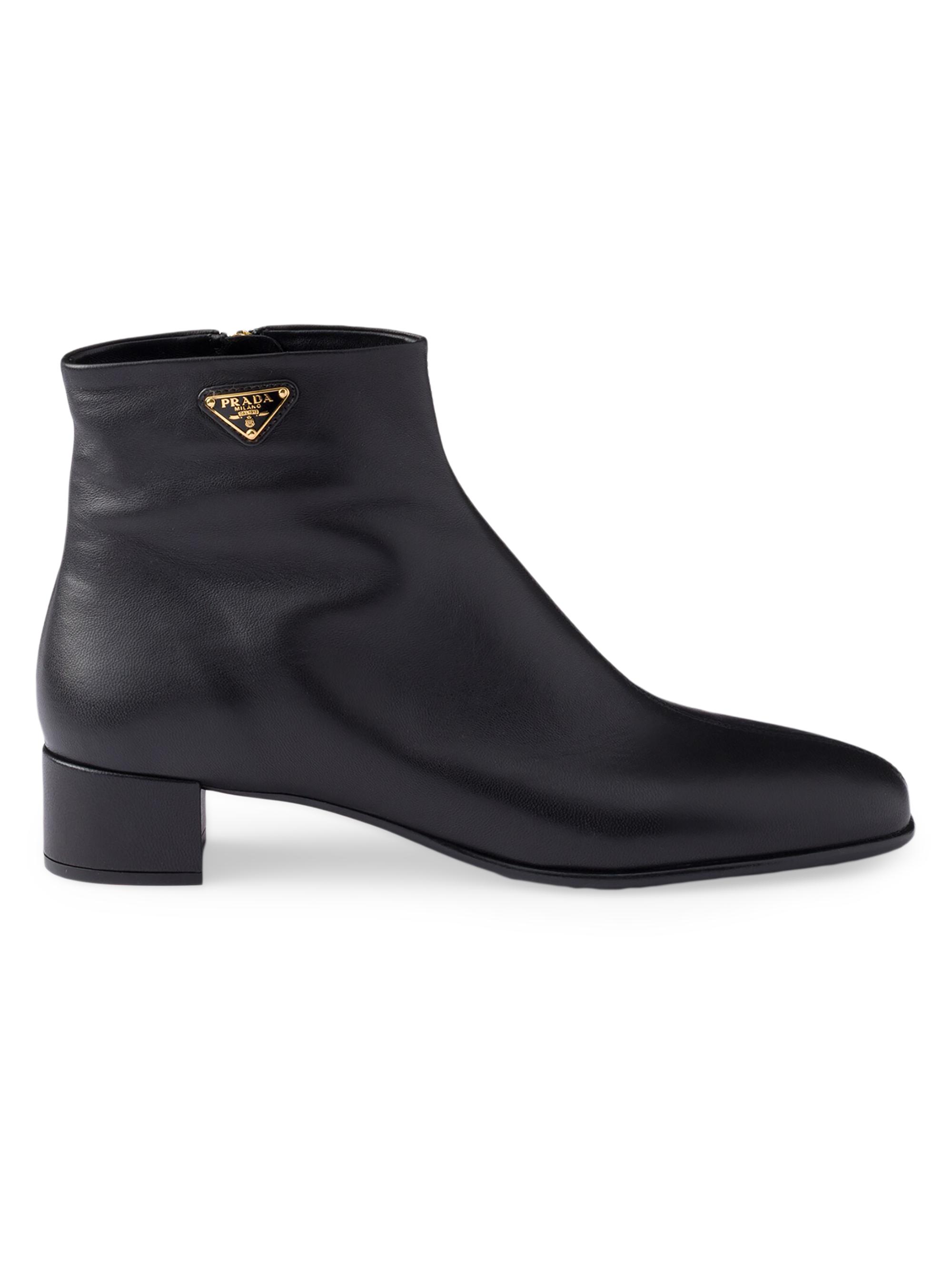 Prada Nappa Leather Booties | Saks Fifth Avenue