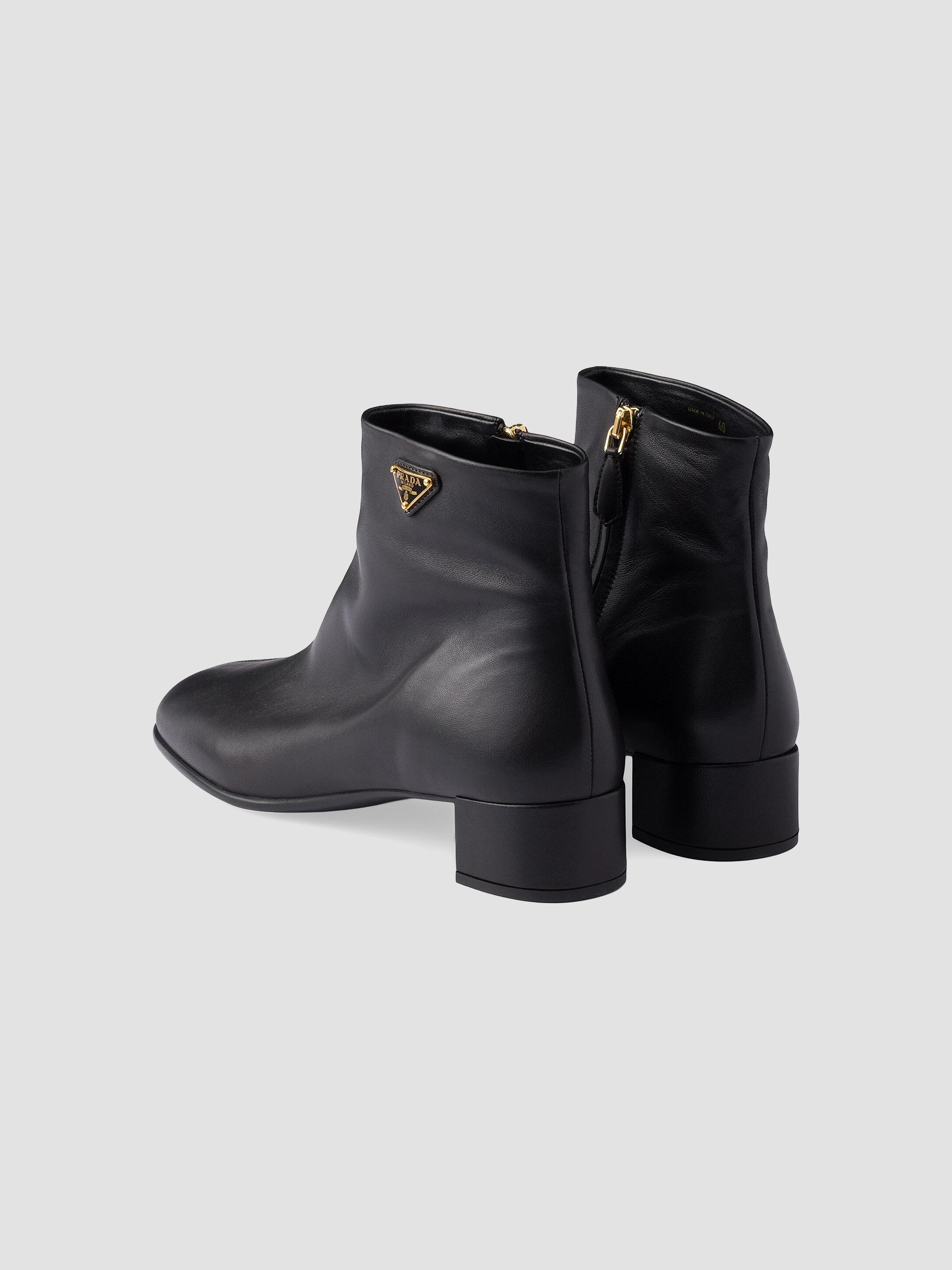 Prada Nappa Leather Booties | Saks Fifth Avenue
