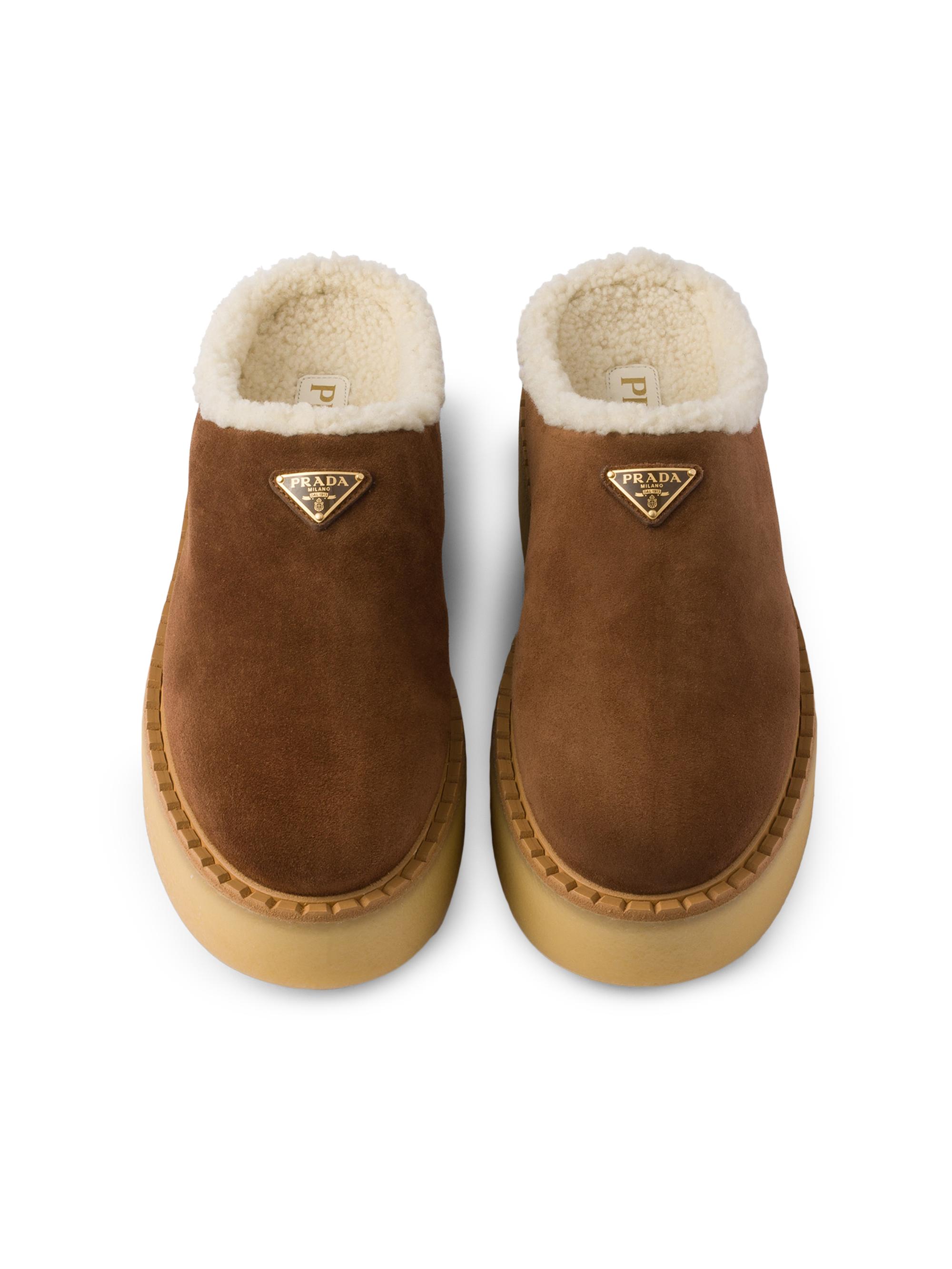 Prada Suede Slippers | Saks Fifth Avenue