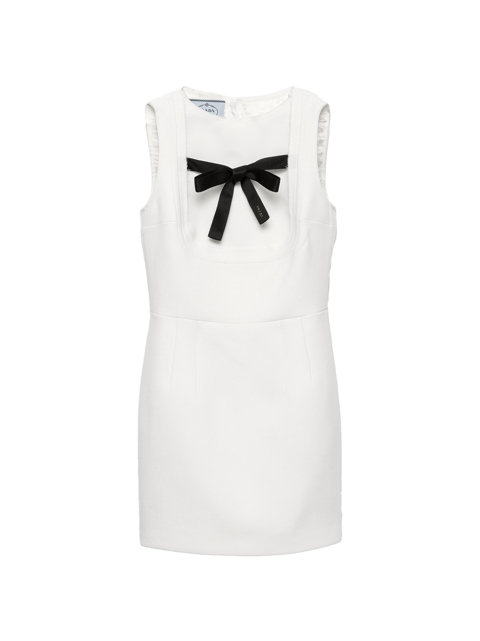 Prada Women's Natté Minidress - White