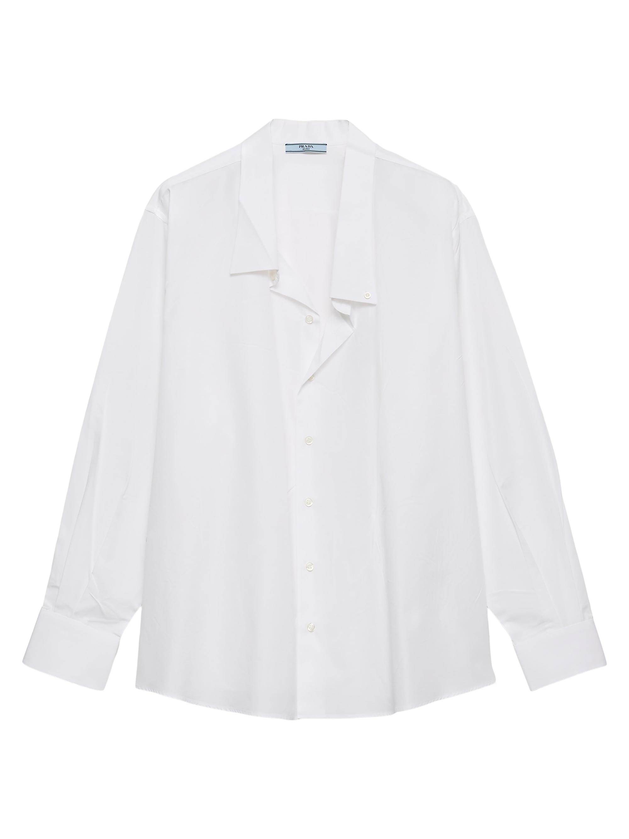 Prada Women's Poplin Shirt - Blue