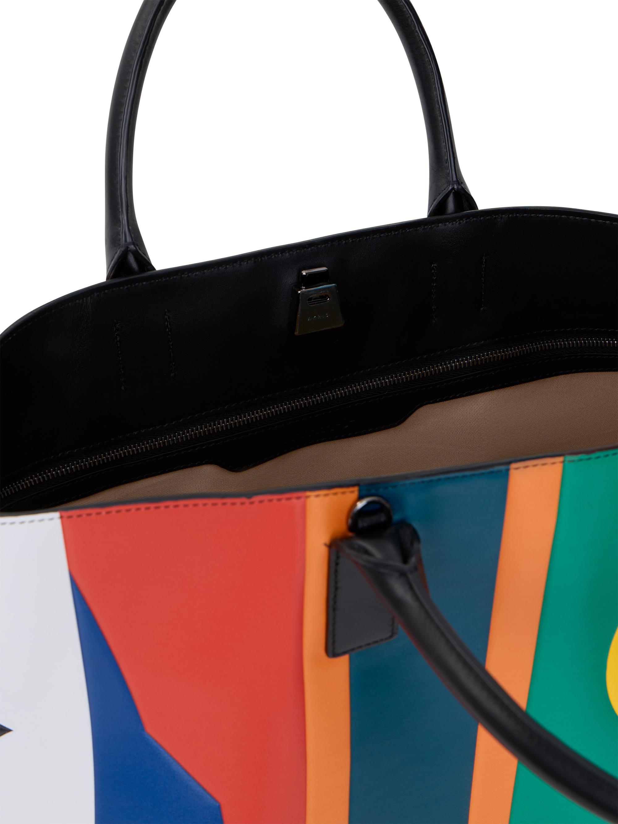 Akris Medium AI Colorblocked Leather Tote Bag | Saks Fifth Avenue