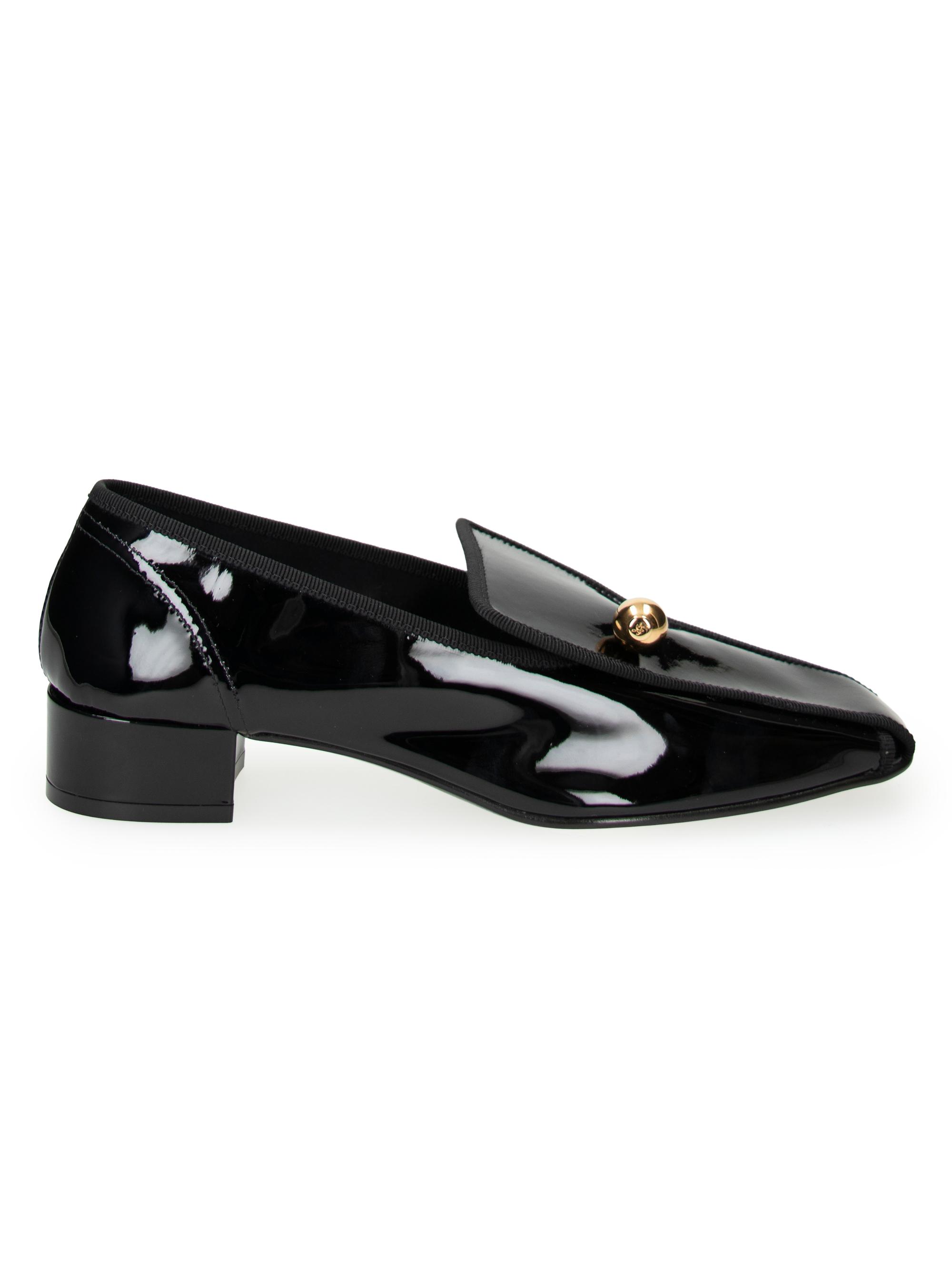 Herbert Levine Women's Showtime Patent Leather 30MM Oxford Pumps - Patent Calf Skin Black