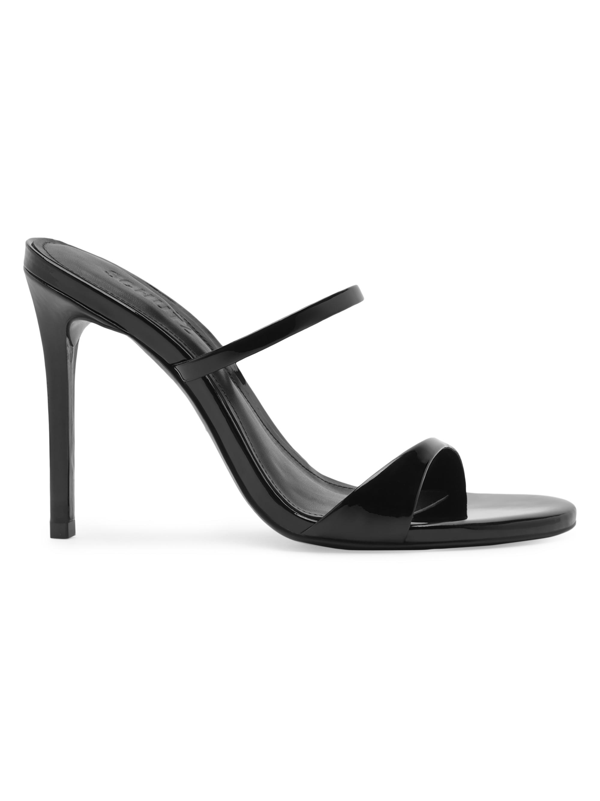 Schutz Ariella 100MM Transparent Vinyl Mules | Saks Fifth Avenue