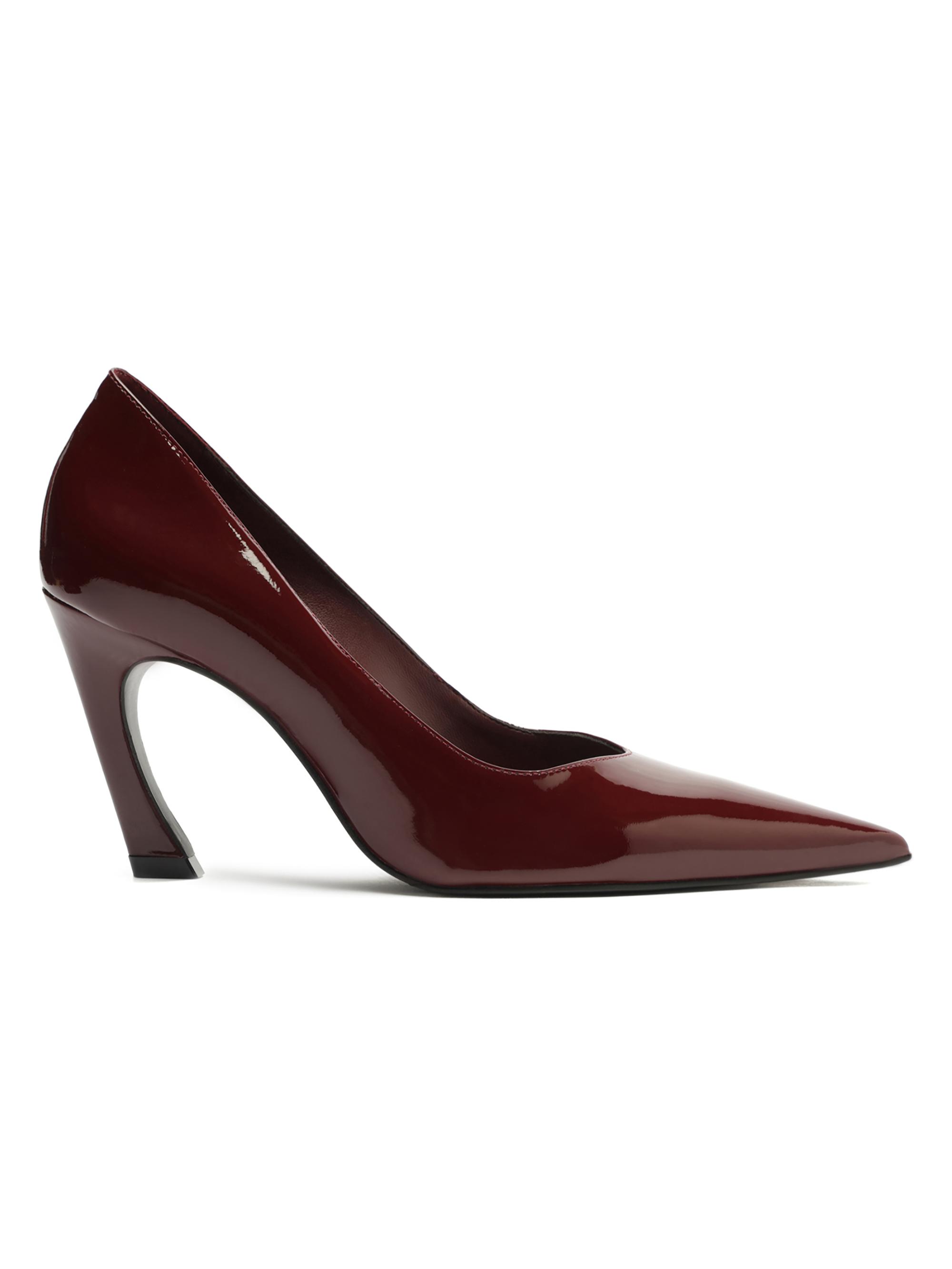 Schutz Women's Lexi 90MM Patent Leather Pump - Vino