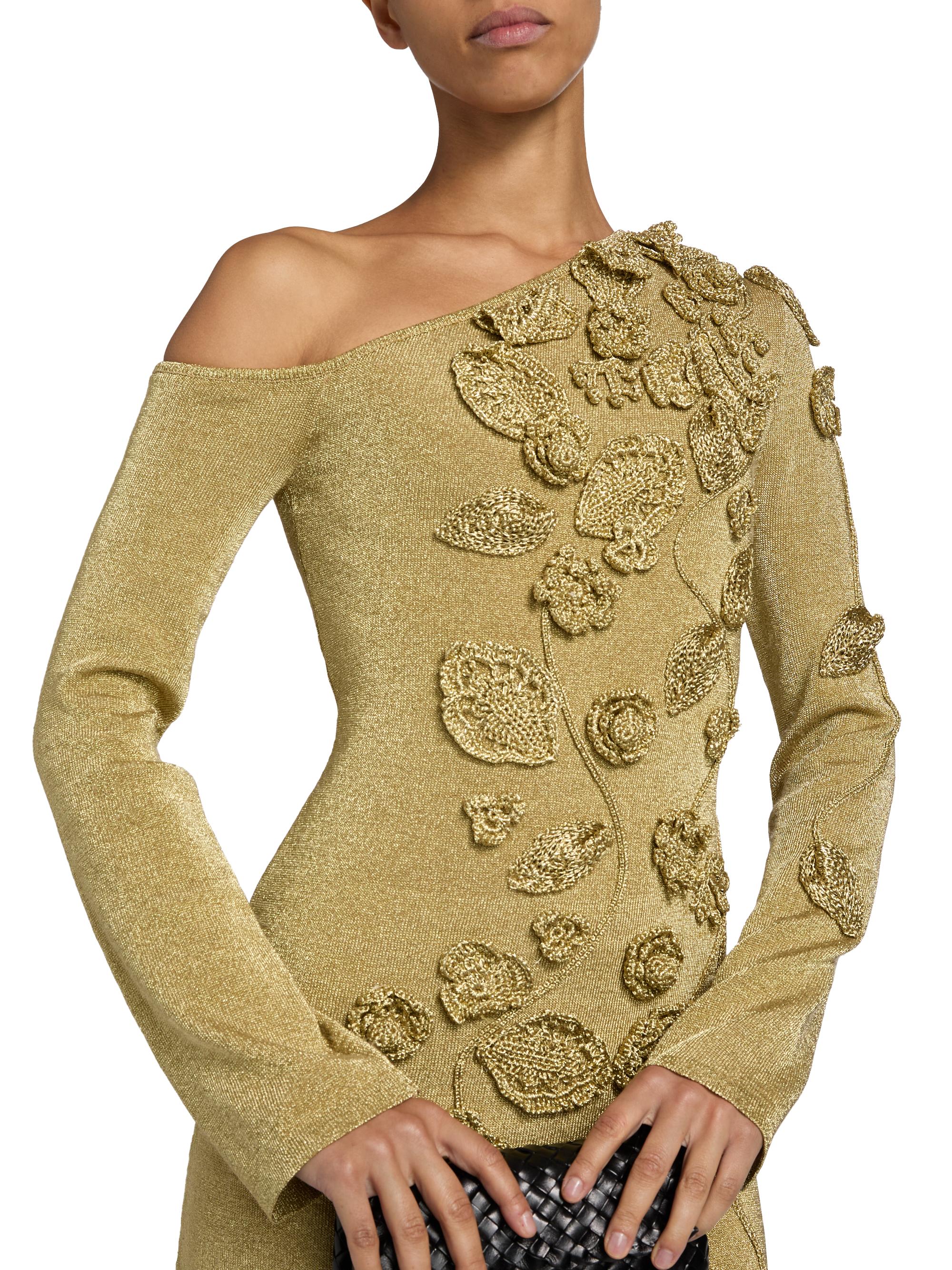 Cult Gaia Kaela Floral Knit Minidress | Saks Fifth Avenue