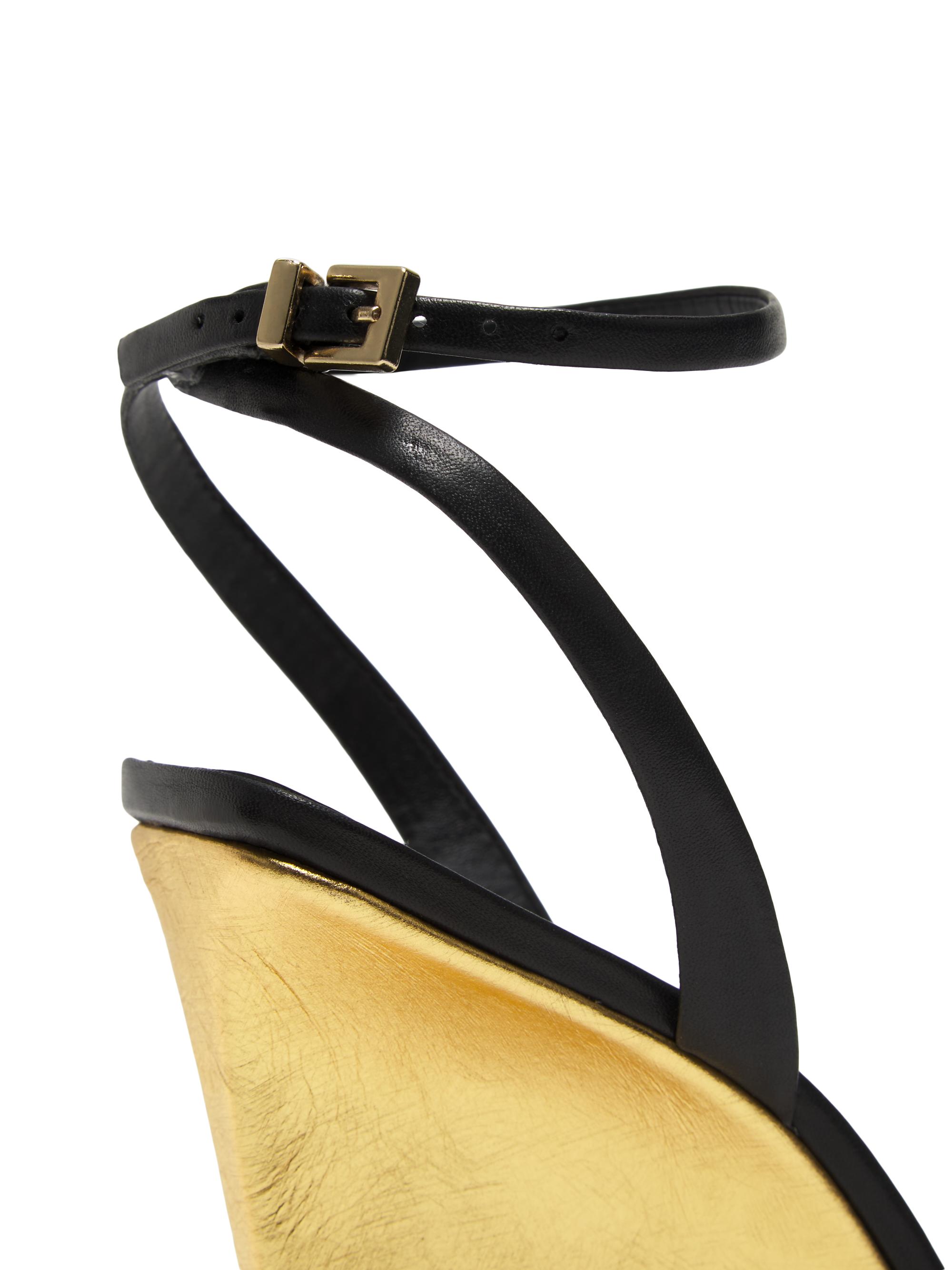Schutz Melanie 100MM Leather Wedge Sandals | Saks Fifth Avenue