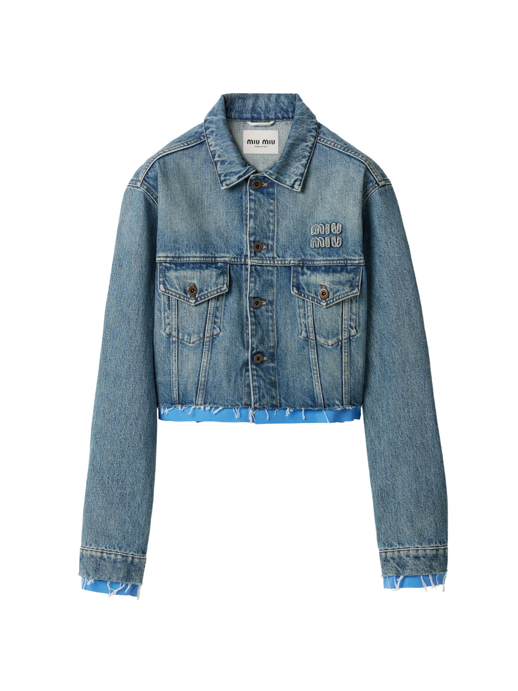 Saint Laurent 80s Jacket in Denim | Saks Fifth Avenue