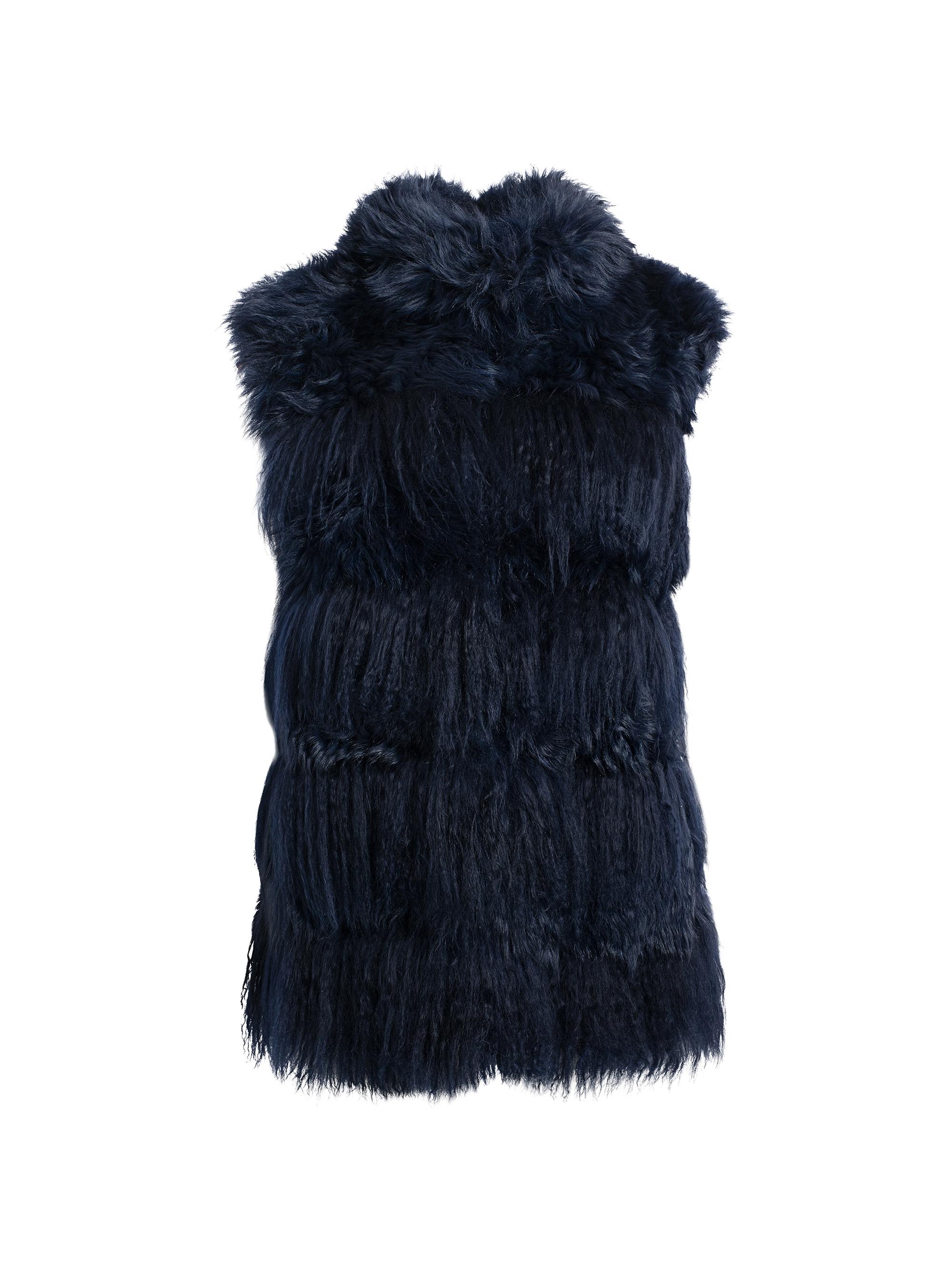 Gorski Women's Select Lamb Vest - Navy