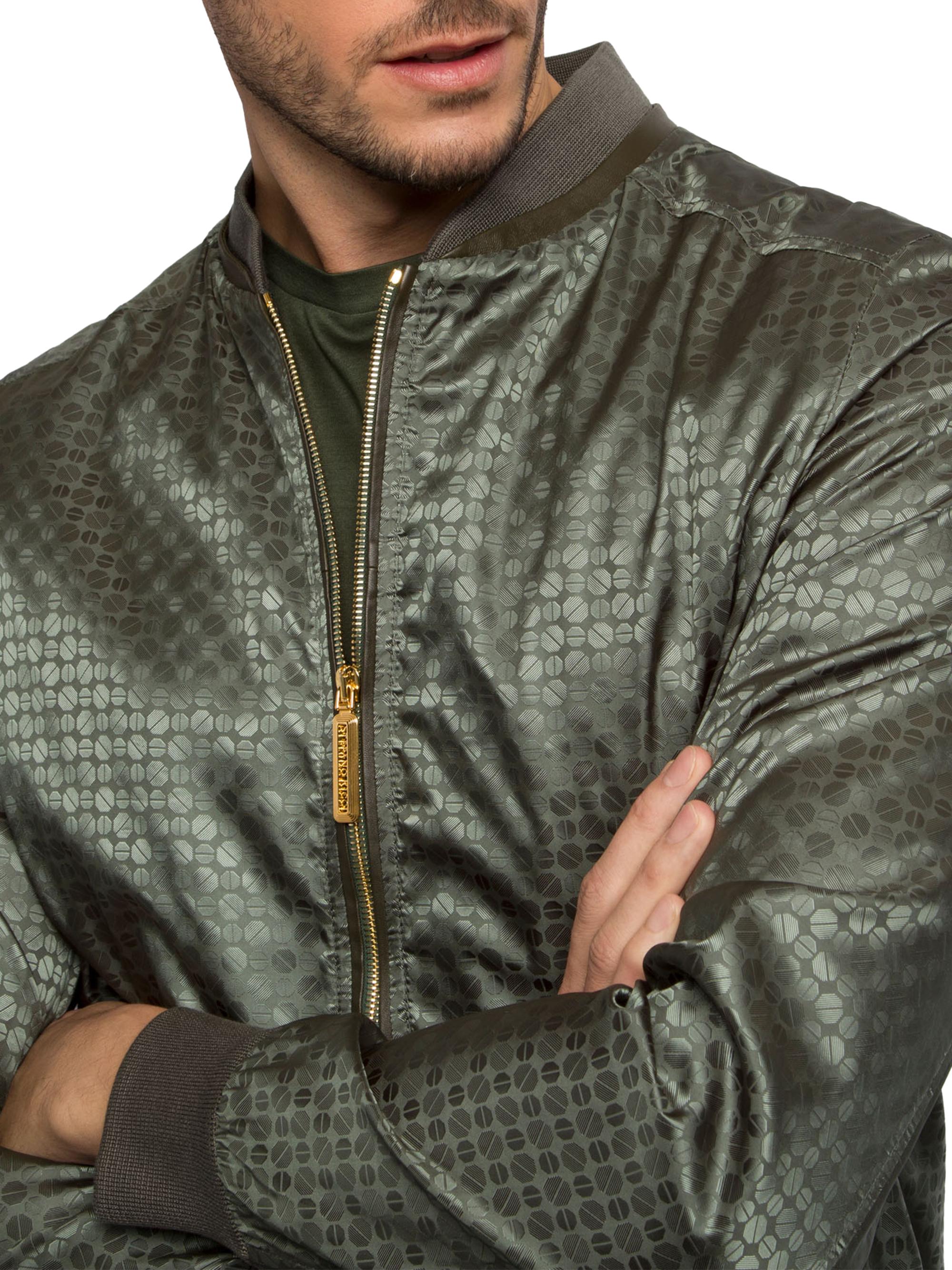 Stefano Ricci Jacquard and Lambskin Leather Blouson Jacket | Saks