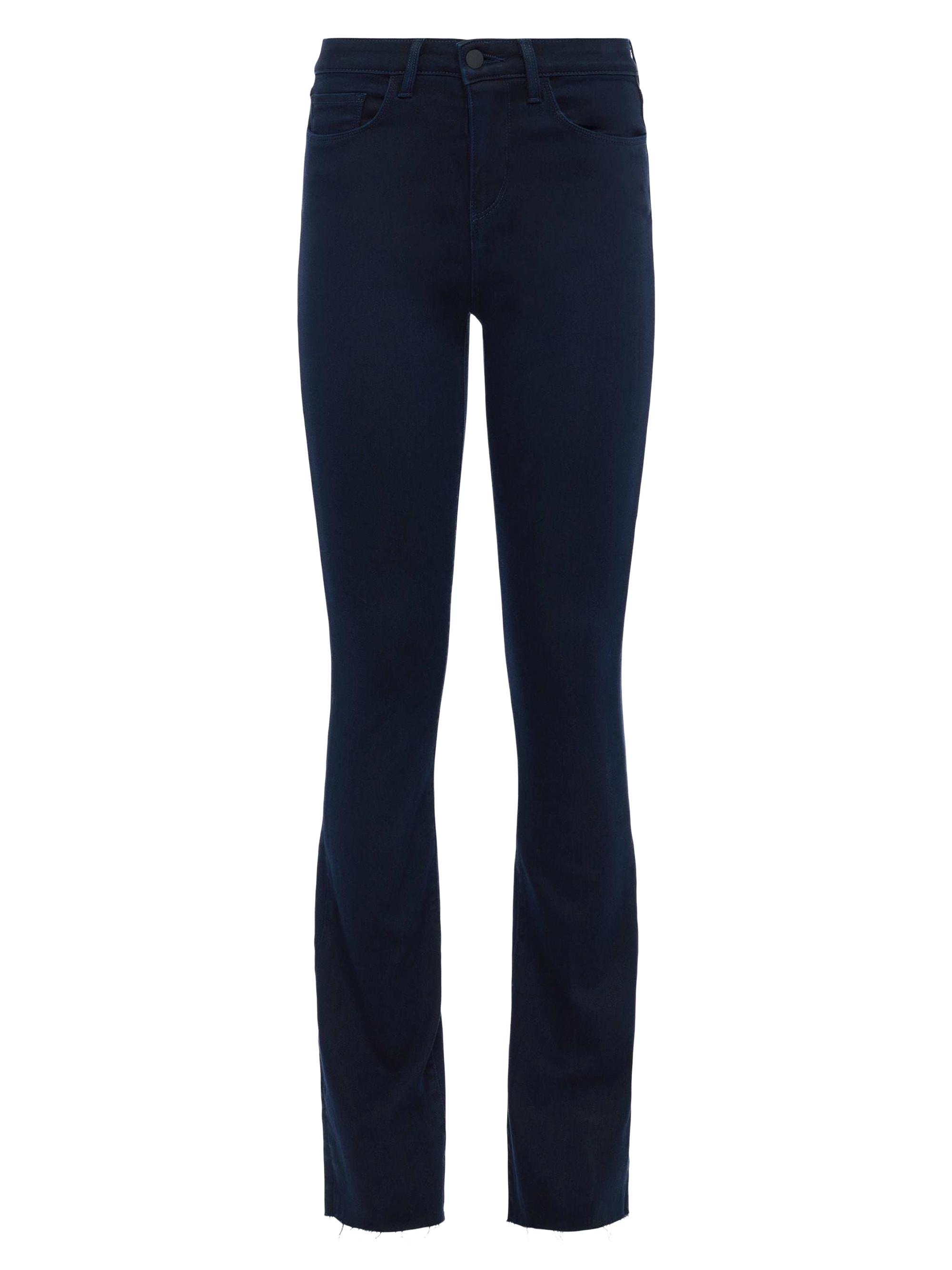 L'AGENCE Women's Ruth Stretch High-Rise Straight-Leg Jeans - Metro