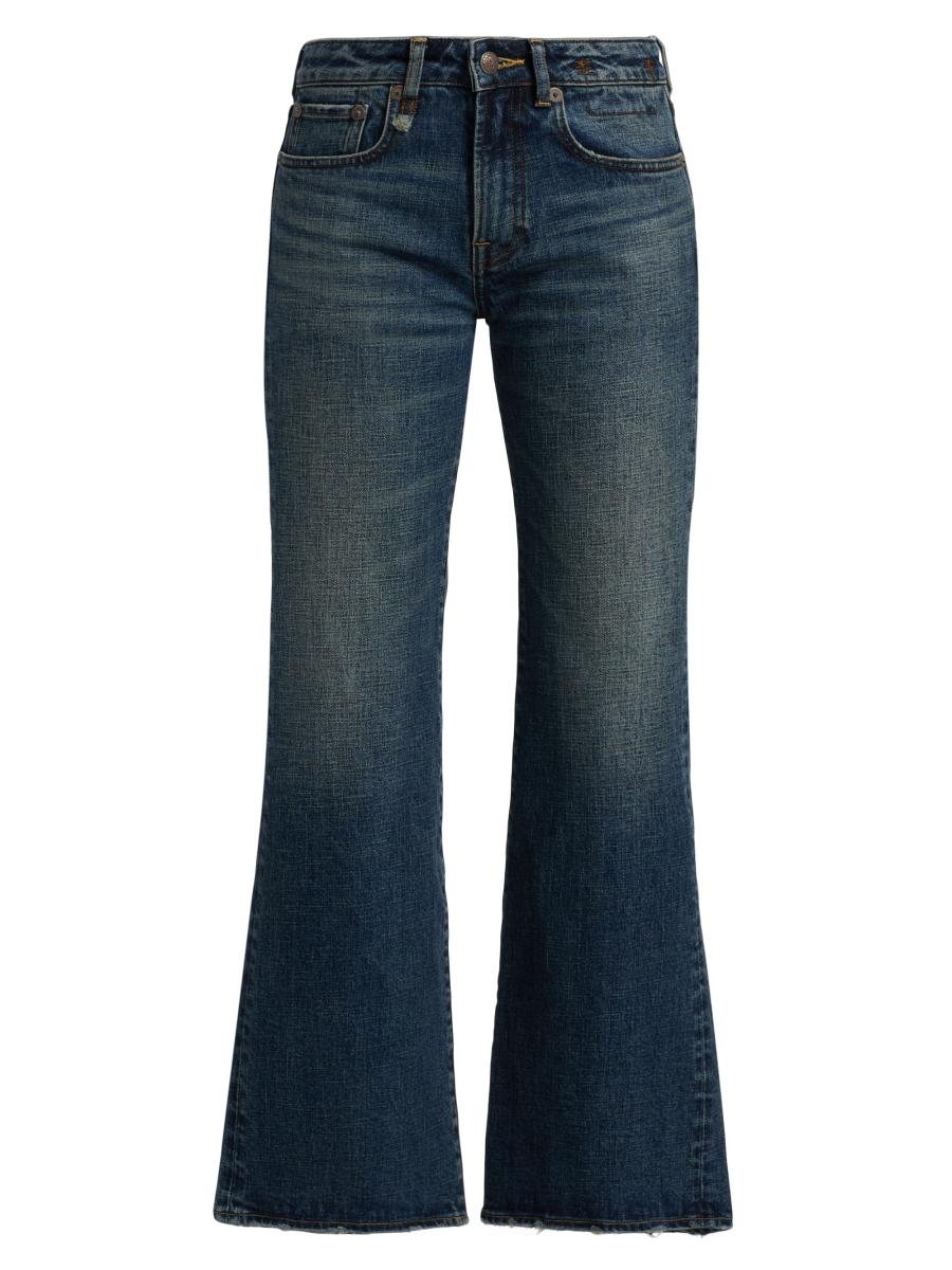 R13 Women's Joan Kick Flared Jeans