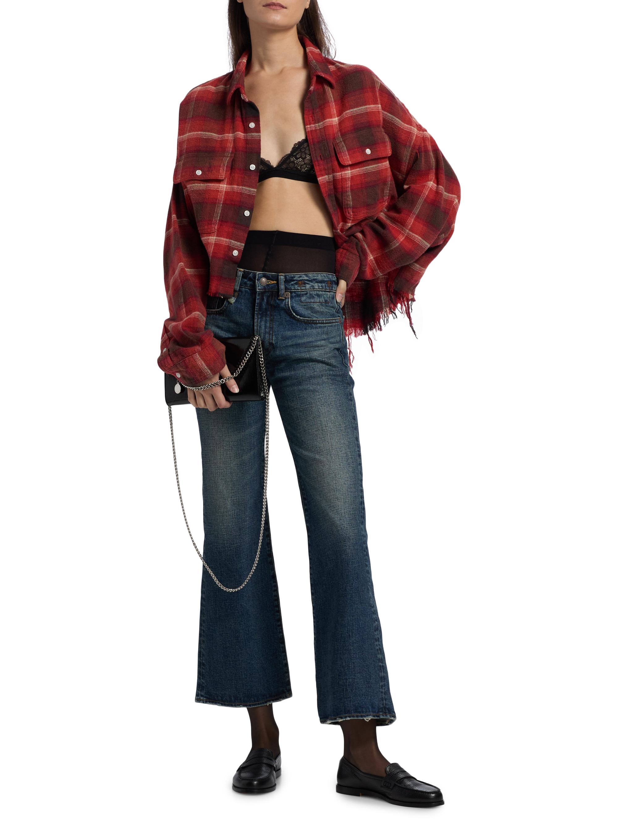 townralph AVALANCHE ASSASSYN JEANZ L R13 Joan Kick Flared Jeans | Saks Fifth Avenue