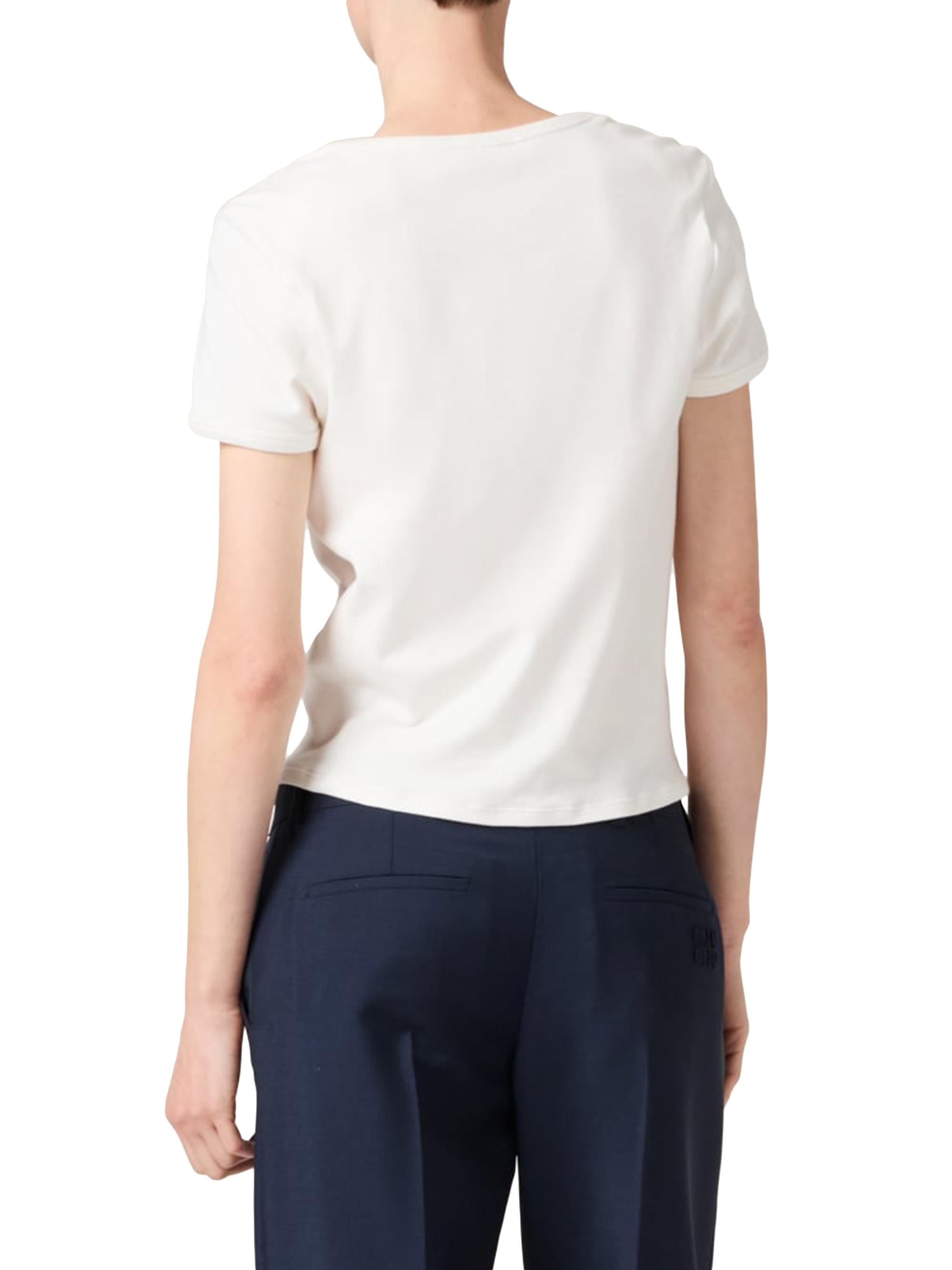 Miu Miu Petit Bateau X Miu Miu Stretch Jersey Regular T-Shirt