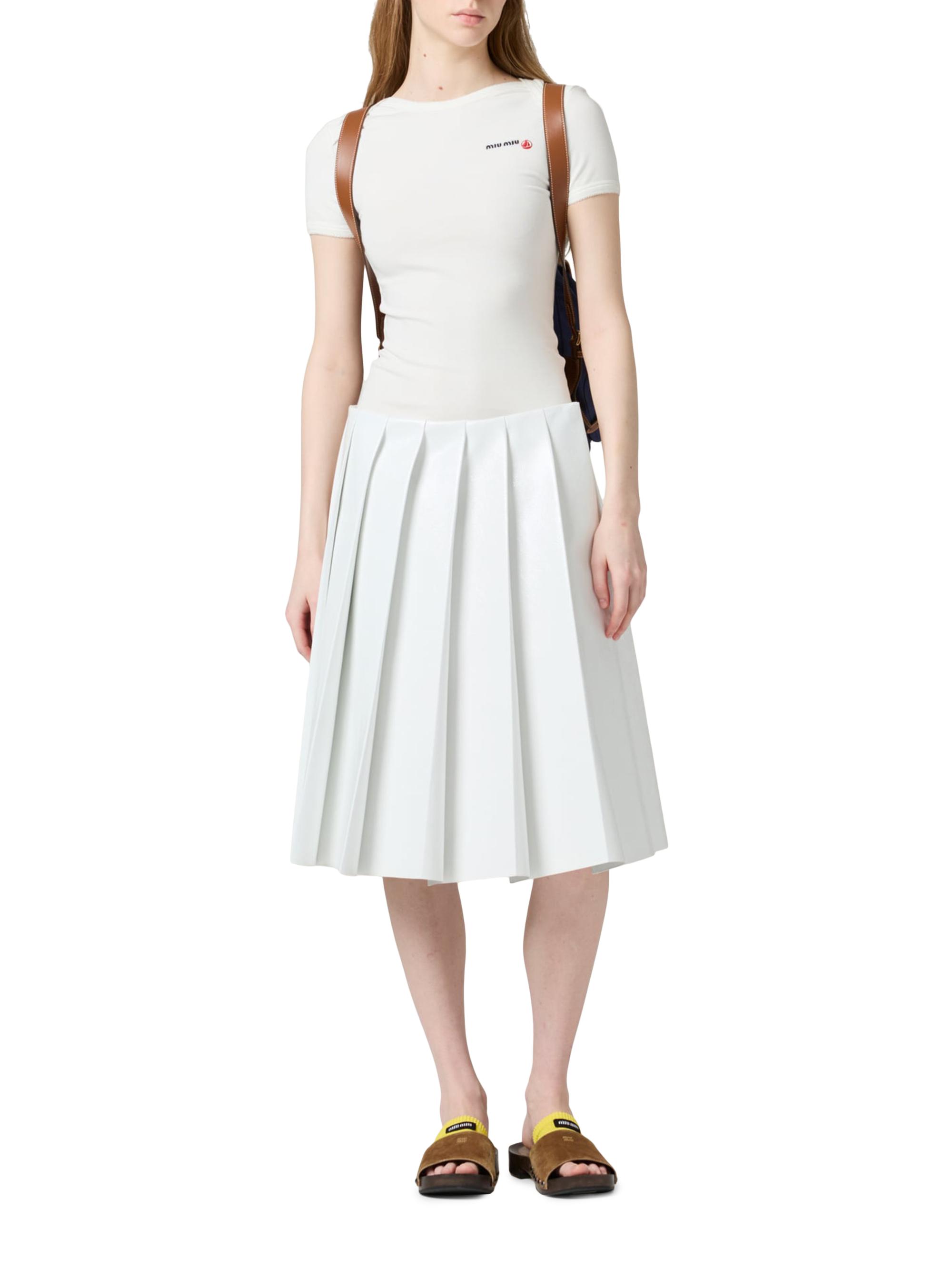 Miu Miu Petit Bateau X Miu Miu Stretch Jersey Regular T-Shirt