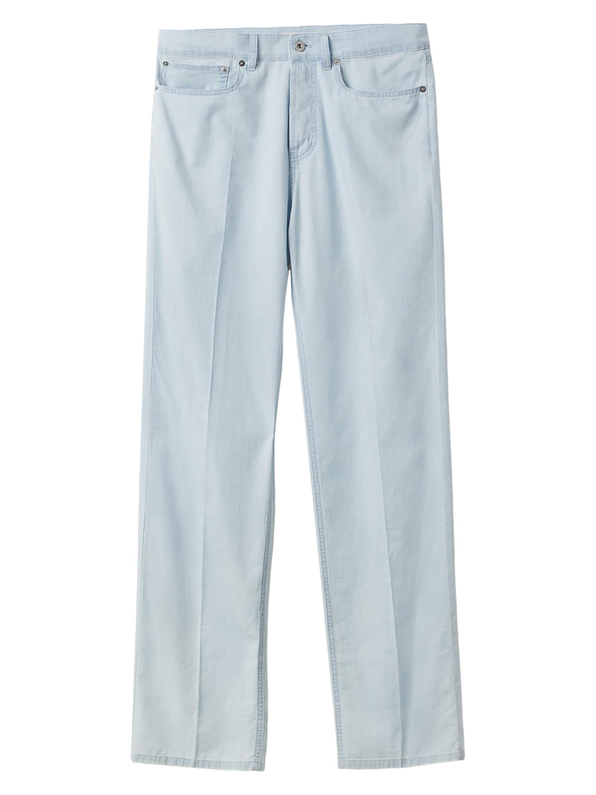 Miu Miu Women's Five-Pocket Chambray Denim Jeans - Blue