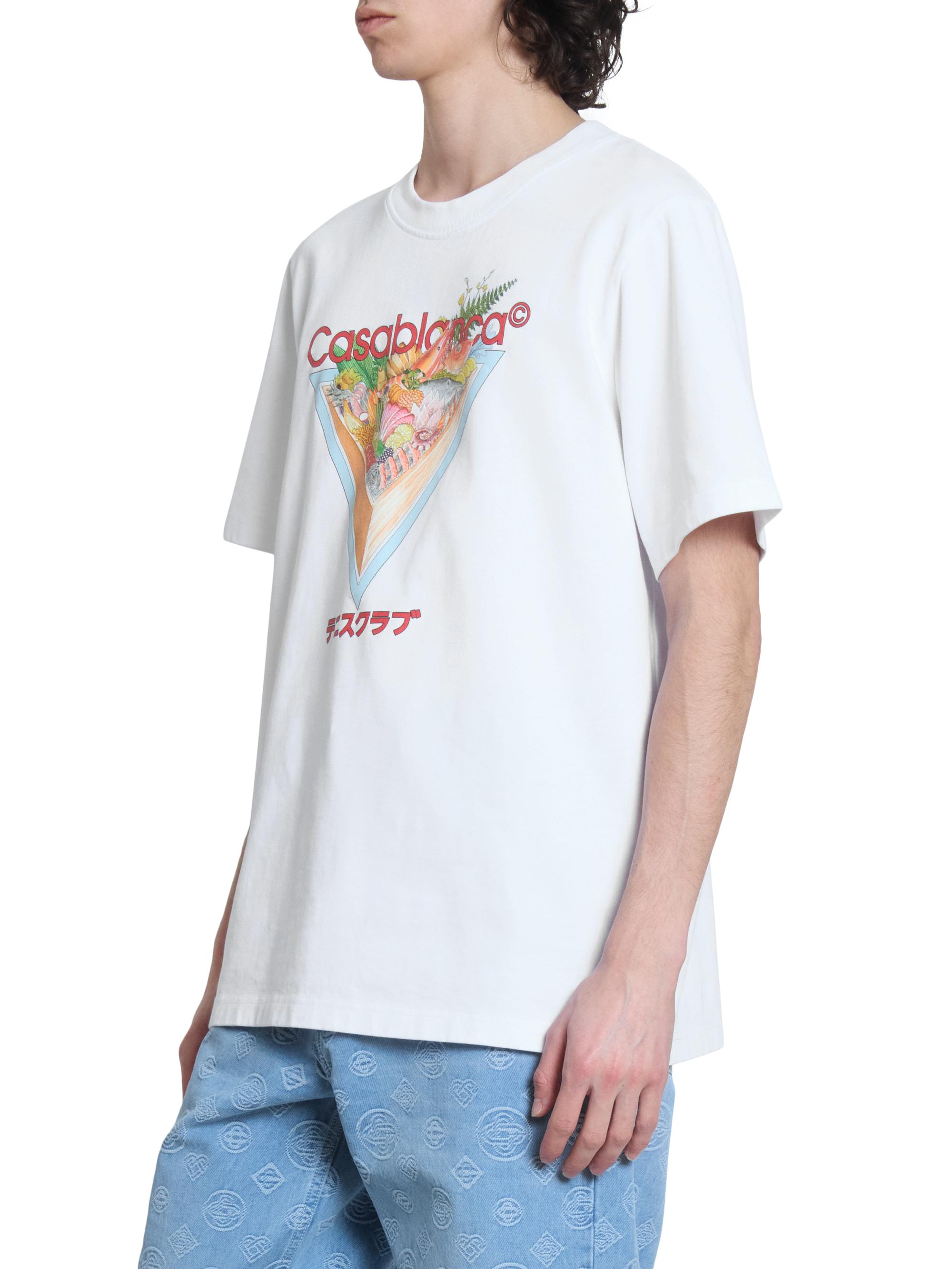 Casablanca Tennis Club Icon Printed Crewneck T-Shirt | Saks Fifth