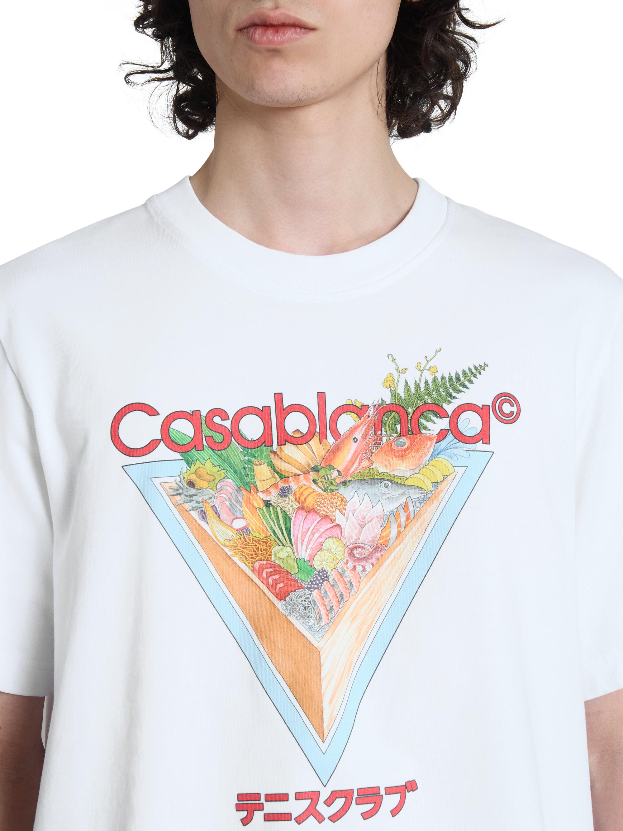 Casablanca Tennis Club Icon Printed Crewneck T-Shirt | Saks Fifth
