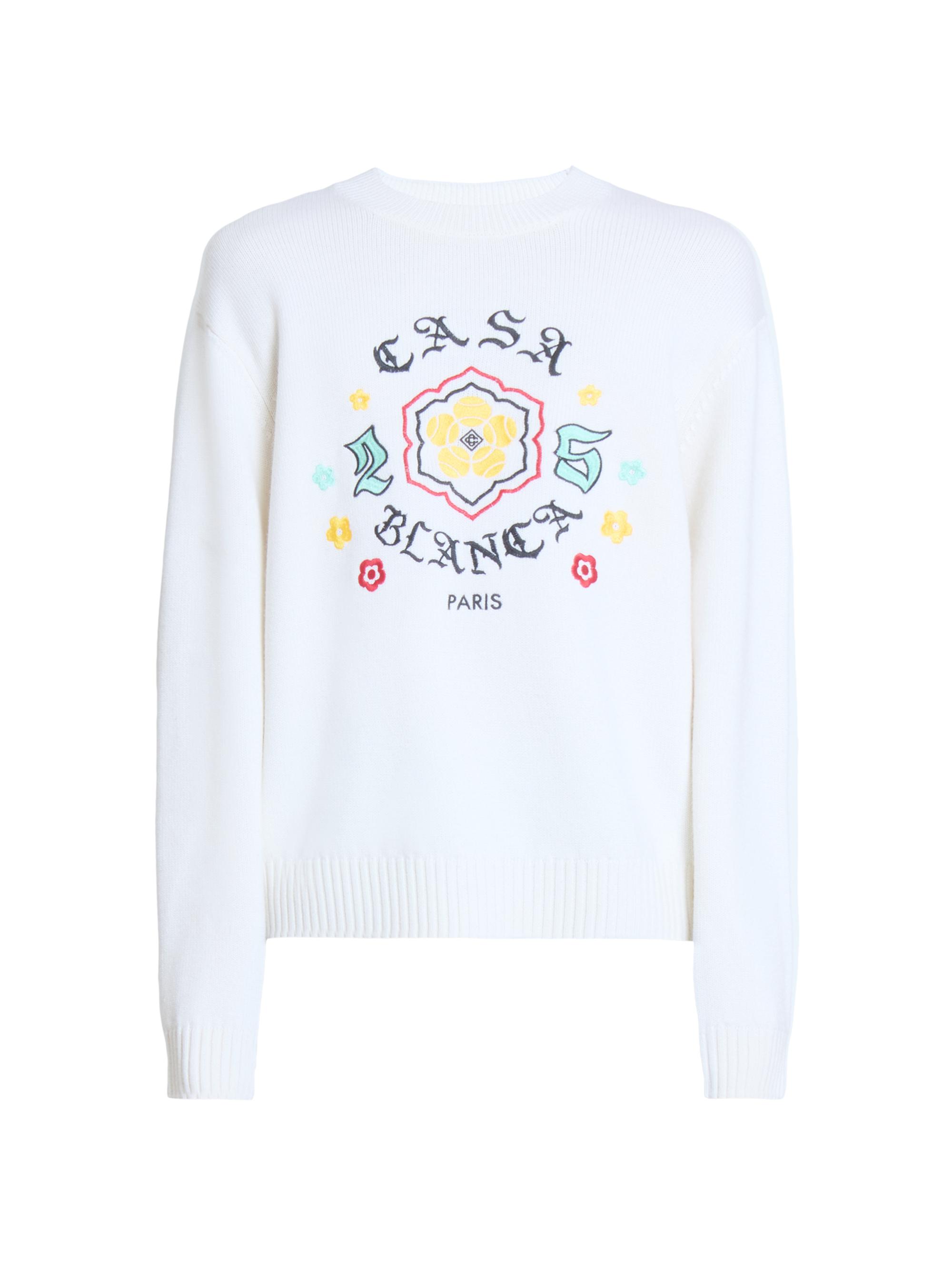 Casablanca Men's Logo Merino Wool Sweater - Merino