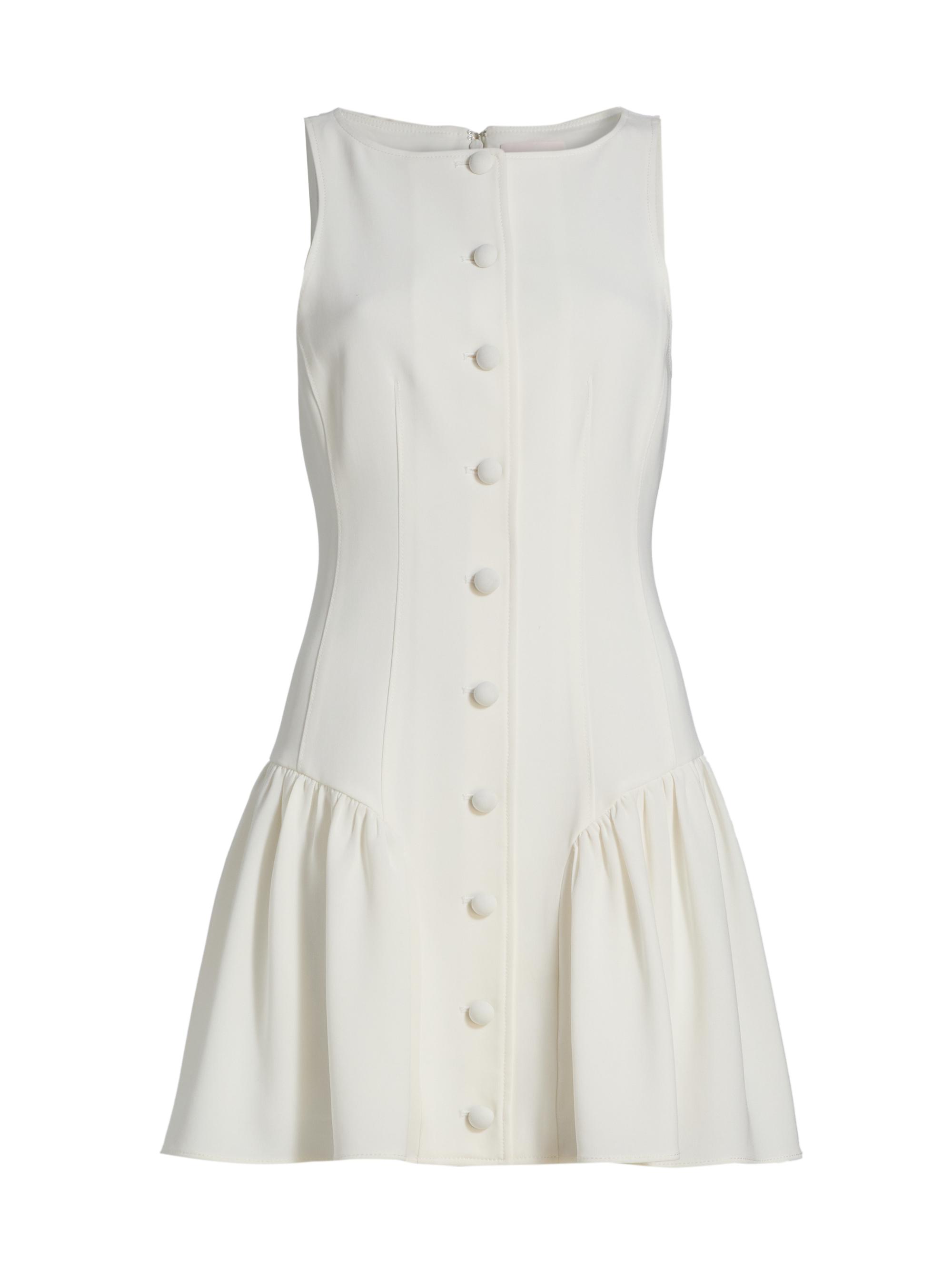 Cinq à Sept Women's Royce Button-Detail Fit & Flare Minidress -