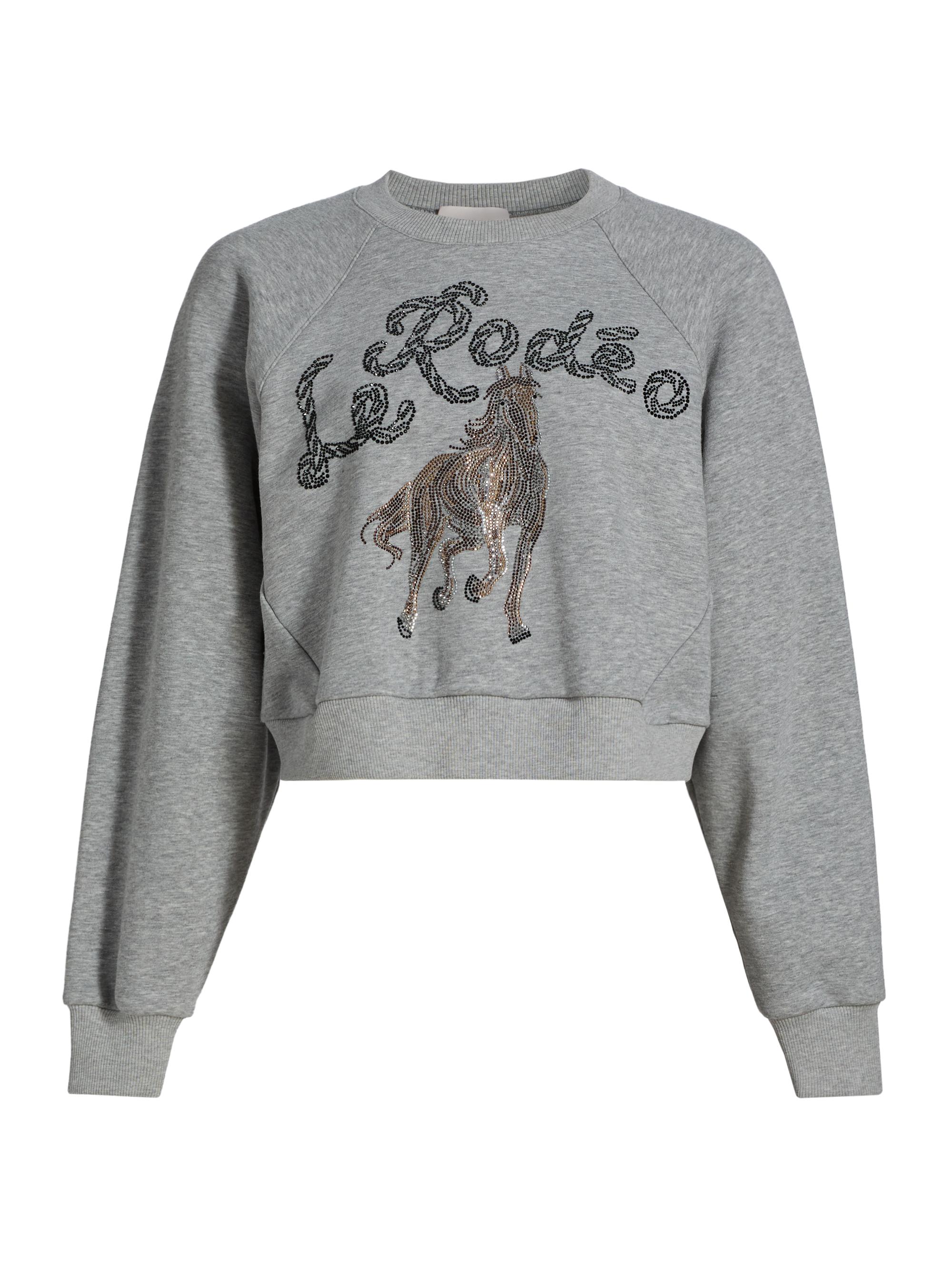 Cinq à Sept Women's Le Rodeo Jennifer Crewneck Sweater - Heather Grey