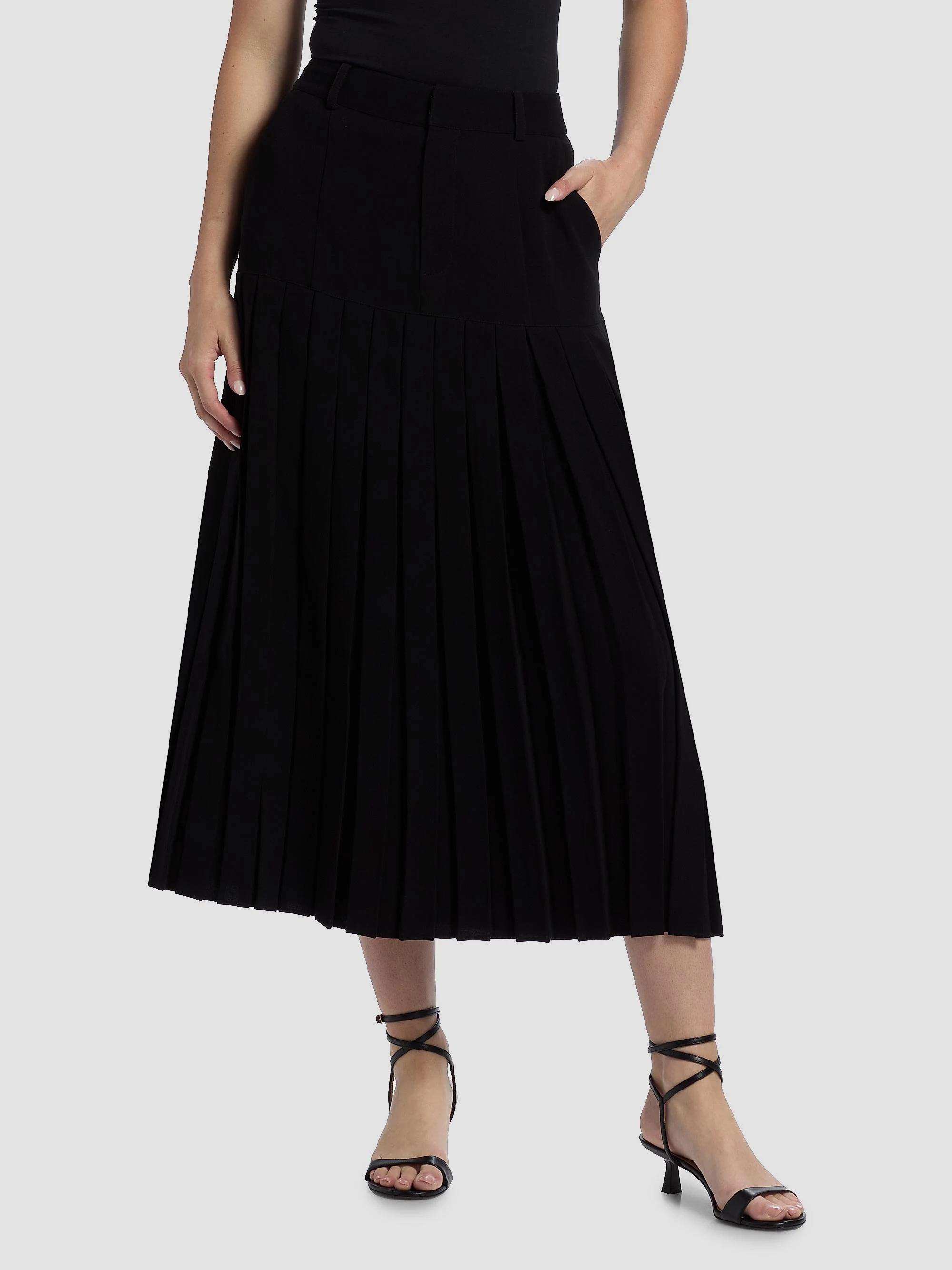 Cinq à Sept Bane Crepe Midi-Skirt | Saks Fifth Avenue