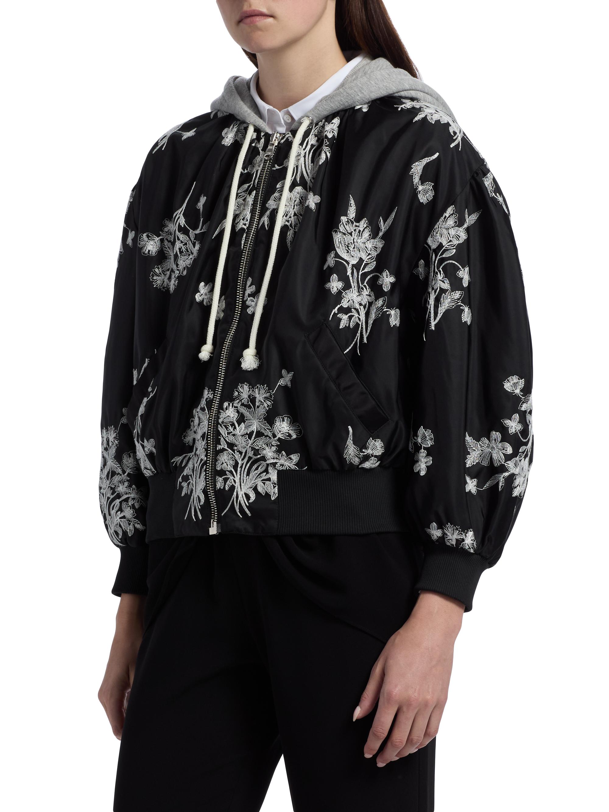 攻めろ大雪 花柄フード付きジャケット X-Small Cinq à Sept Wildflower Whimsy Ollie Jacket | Saks Fifth Avenue