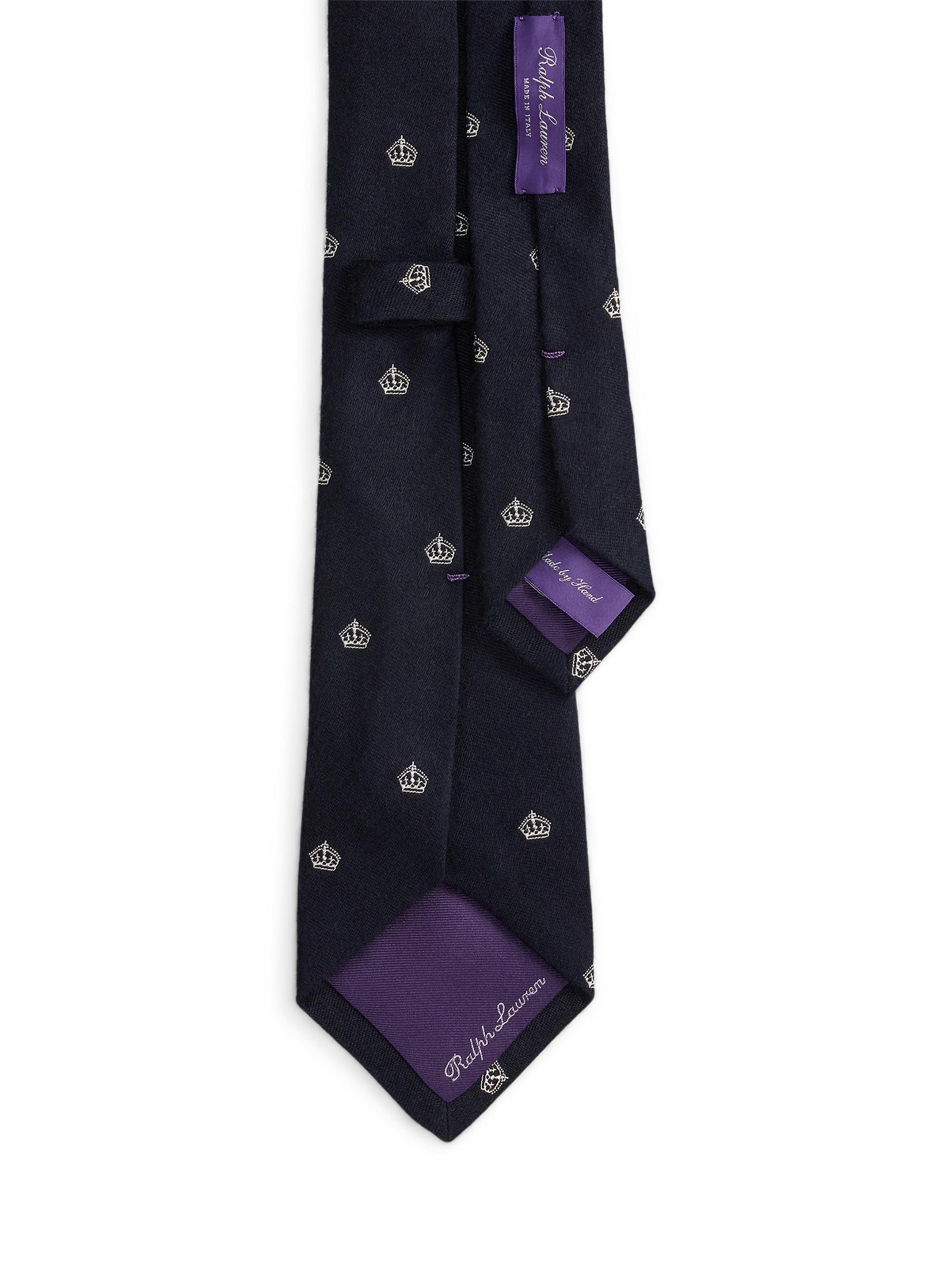 Ralph Lauren Purple Label Crown Club Silk-Cashmere Tie | Saks