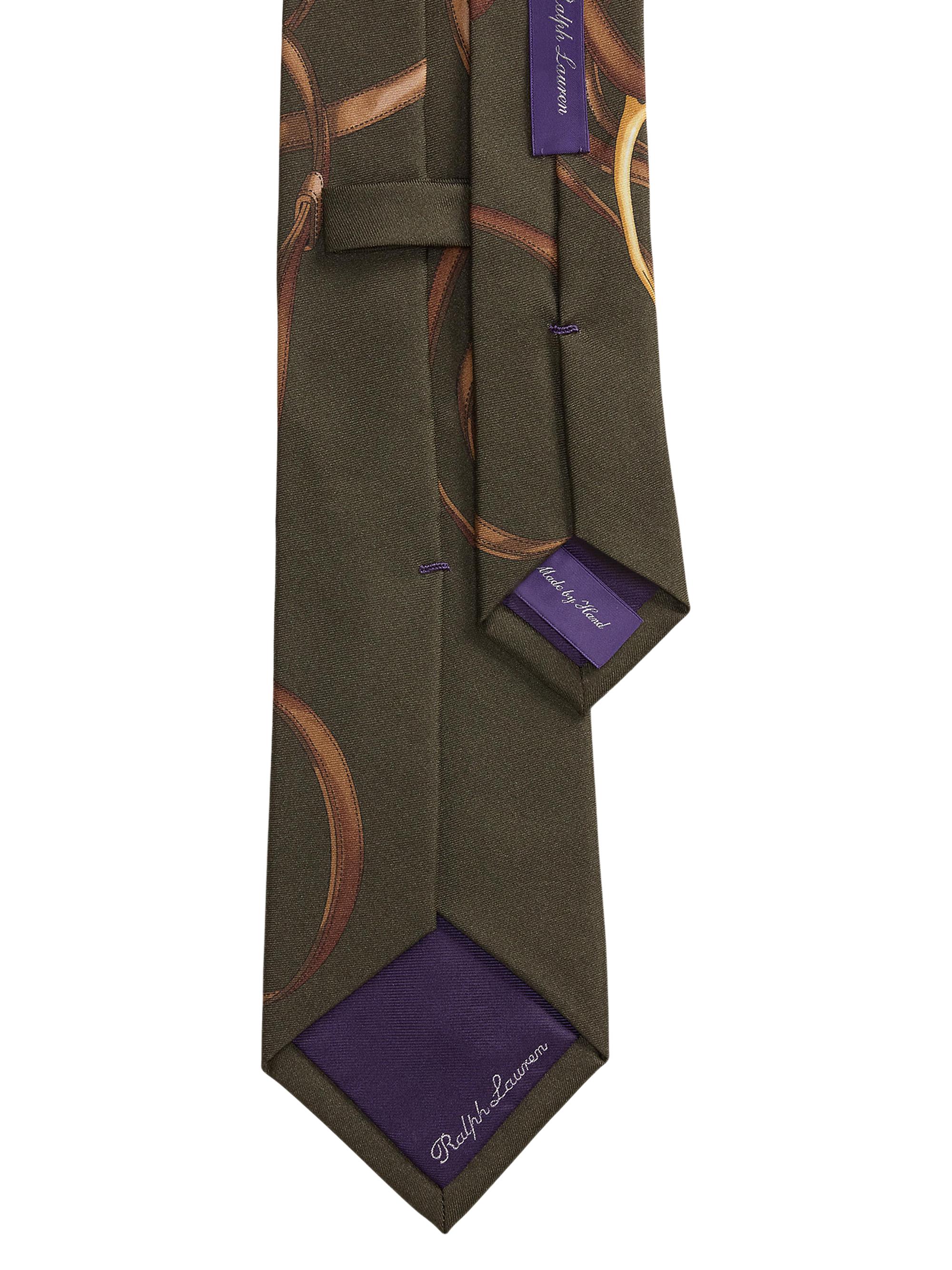 Ralph Lauren Purple Label Signature Equestrian Silk Tie | Saks