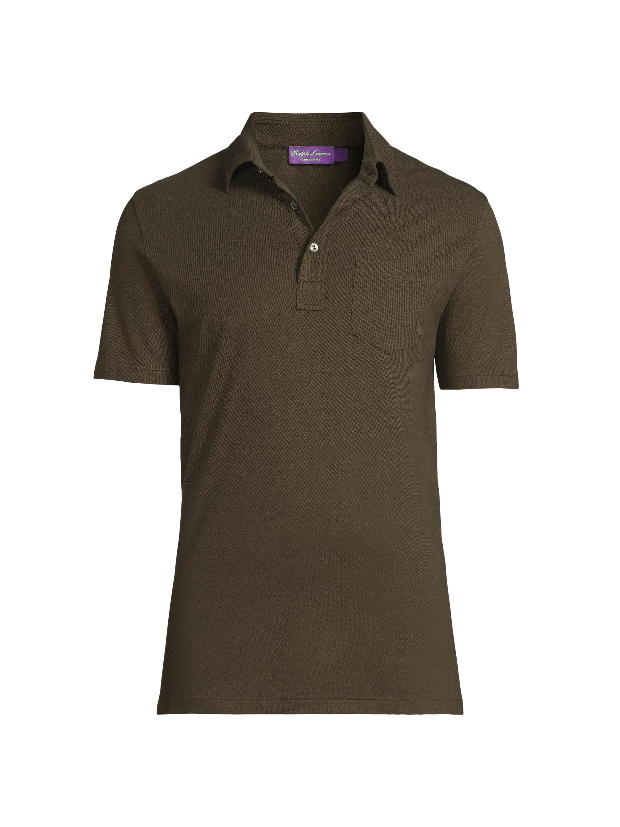 Ralph Lauren Purple Label Cotton Pique Standing Horse Polo | Saks