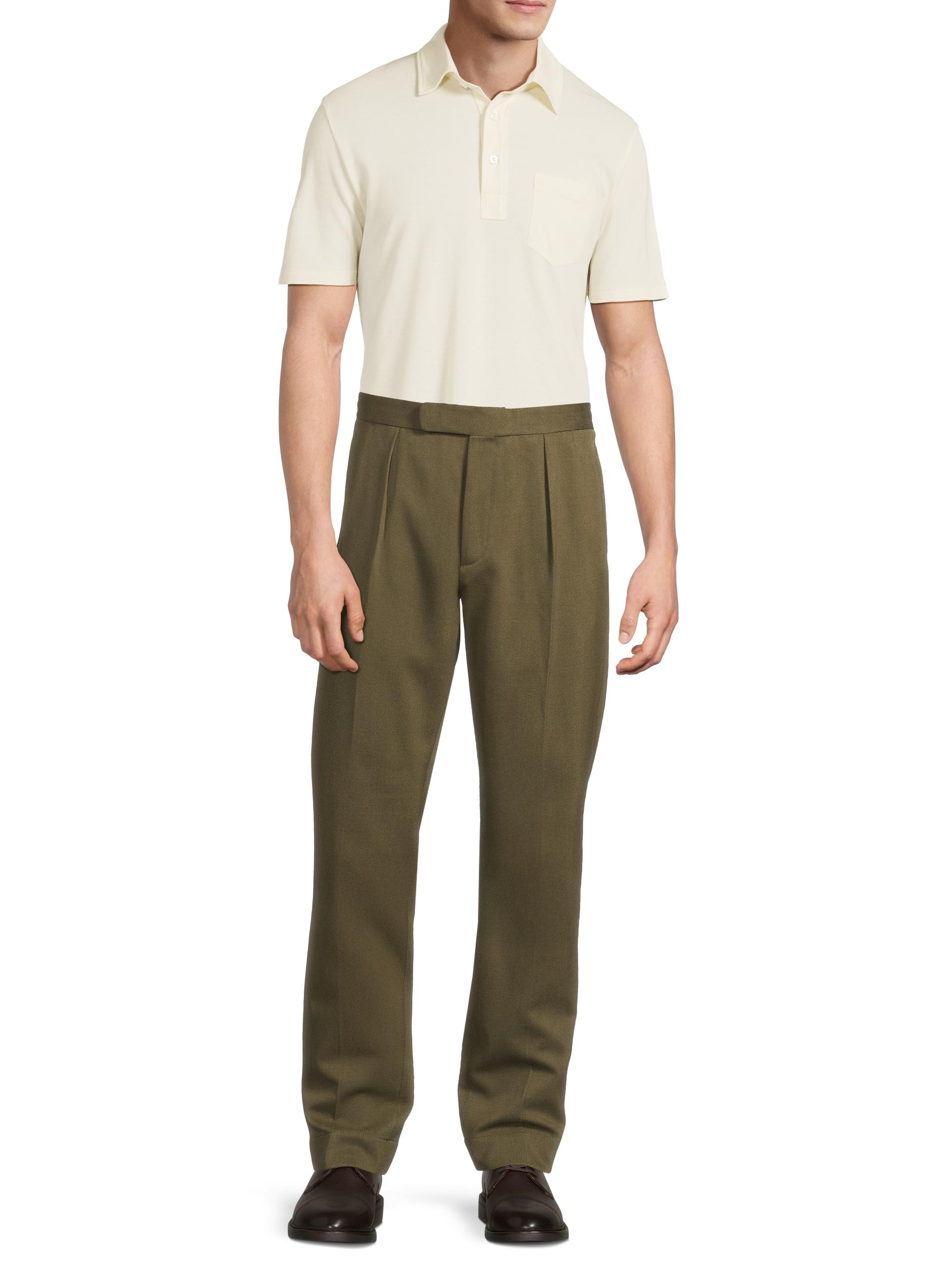 Ralph Lauren Purple Label/グルカパンツ/カーキ Ralph Lauren Purple Label Vintage Cavalry Twill Cotton-Wool