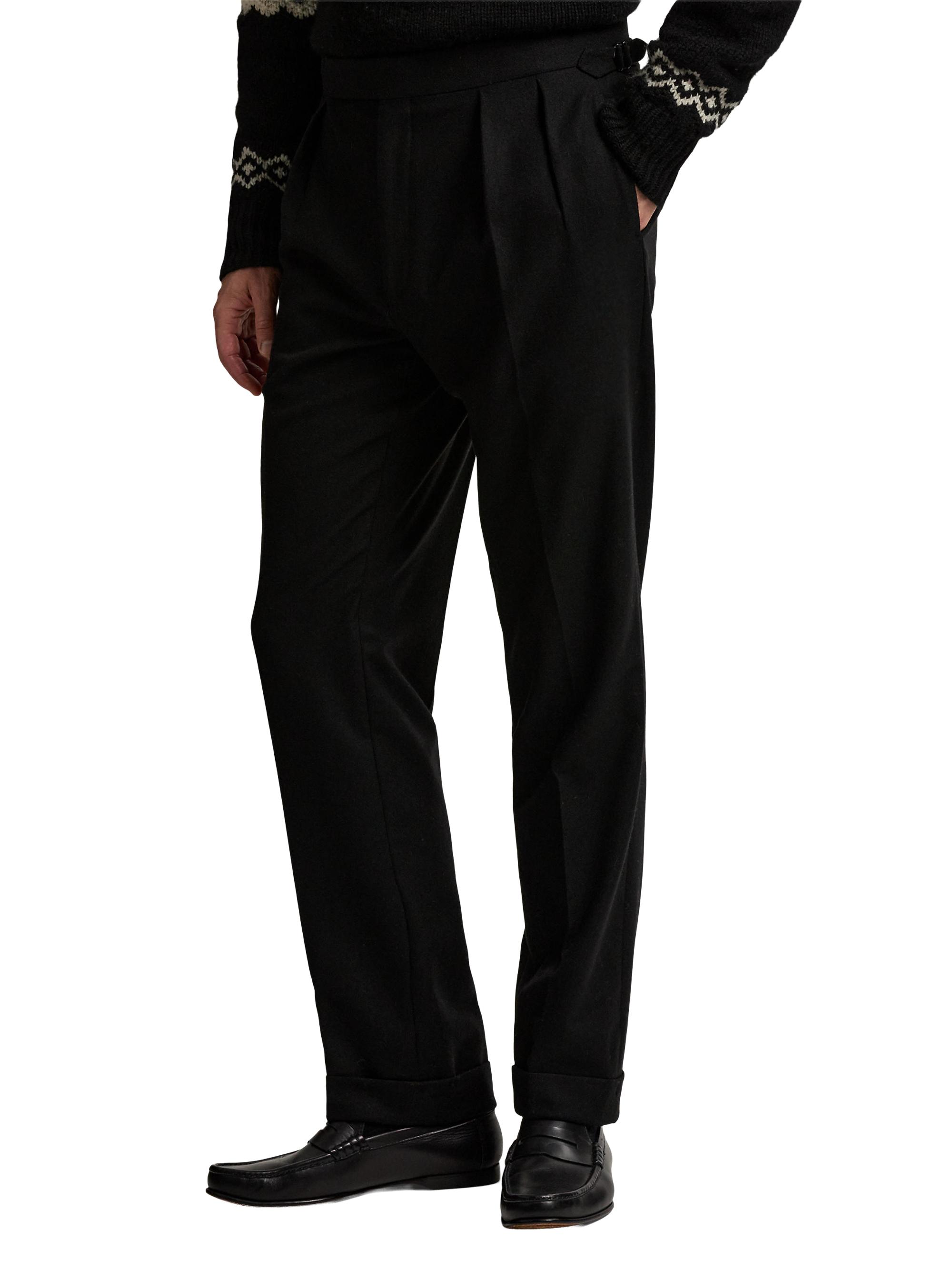 RALPH LAUREN PURPLE LABEL ブラックベルベットスラックス Ralph Lauren Purple Label Wool Flannel Trousers | Saks Fifth Avenue