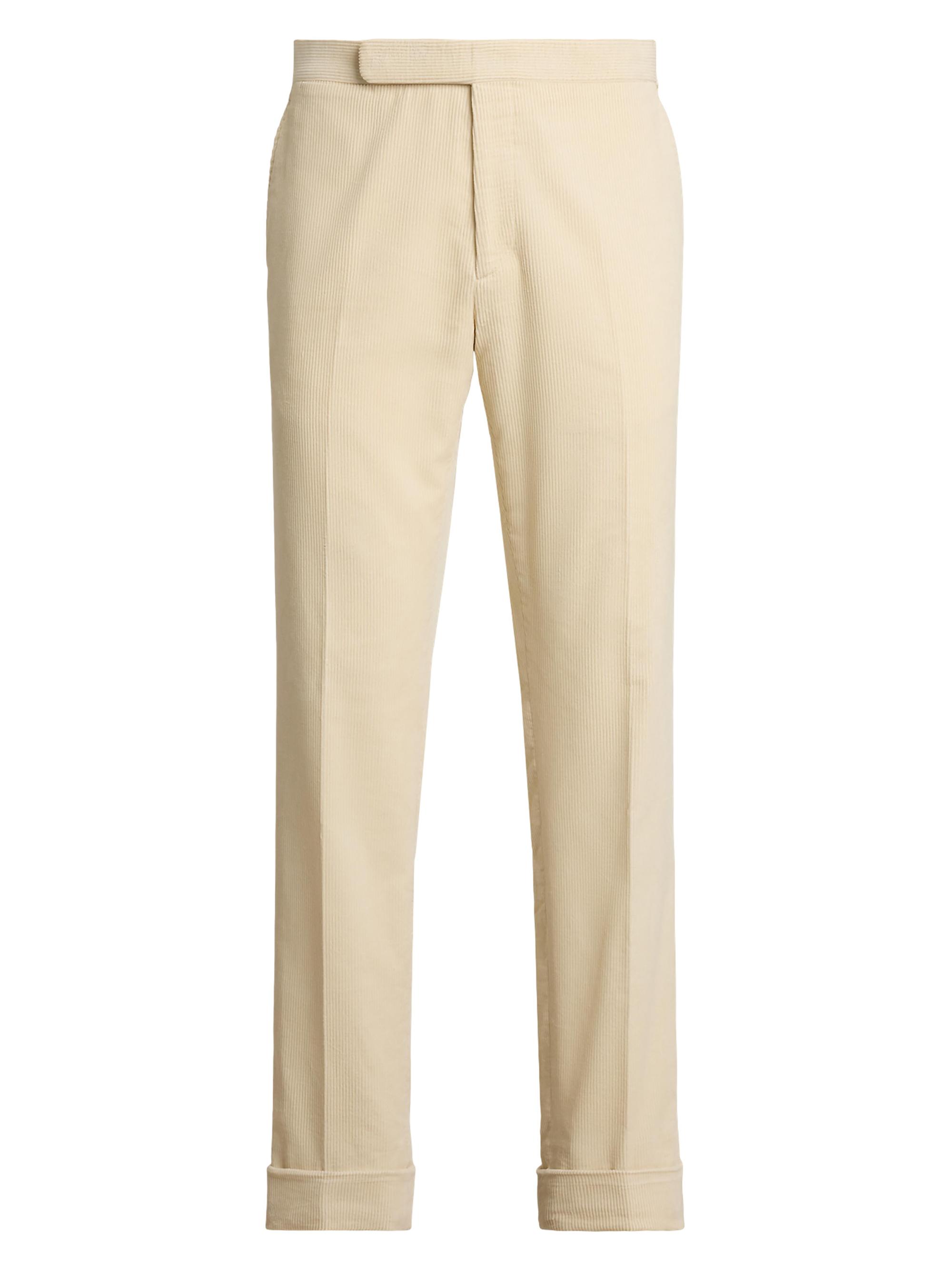 Ralph Lauren Purple Label Pleated Wool Flannel Trousers | Saks